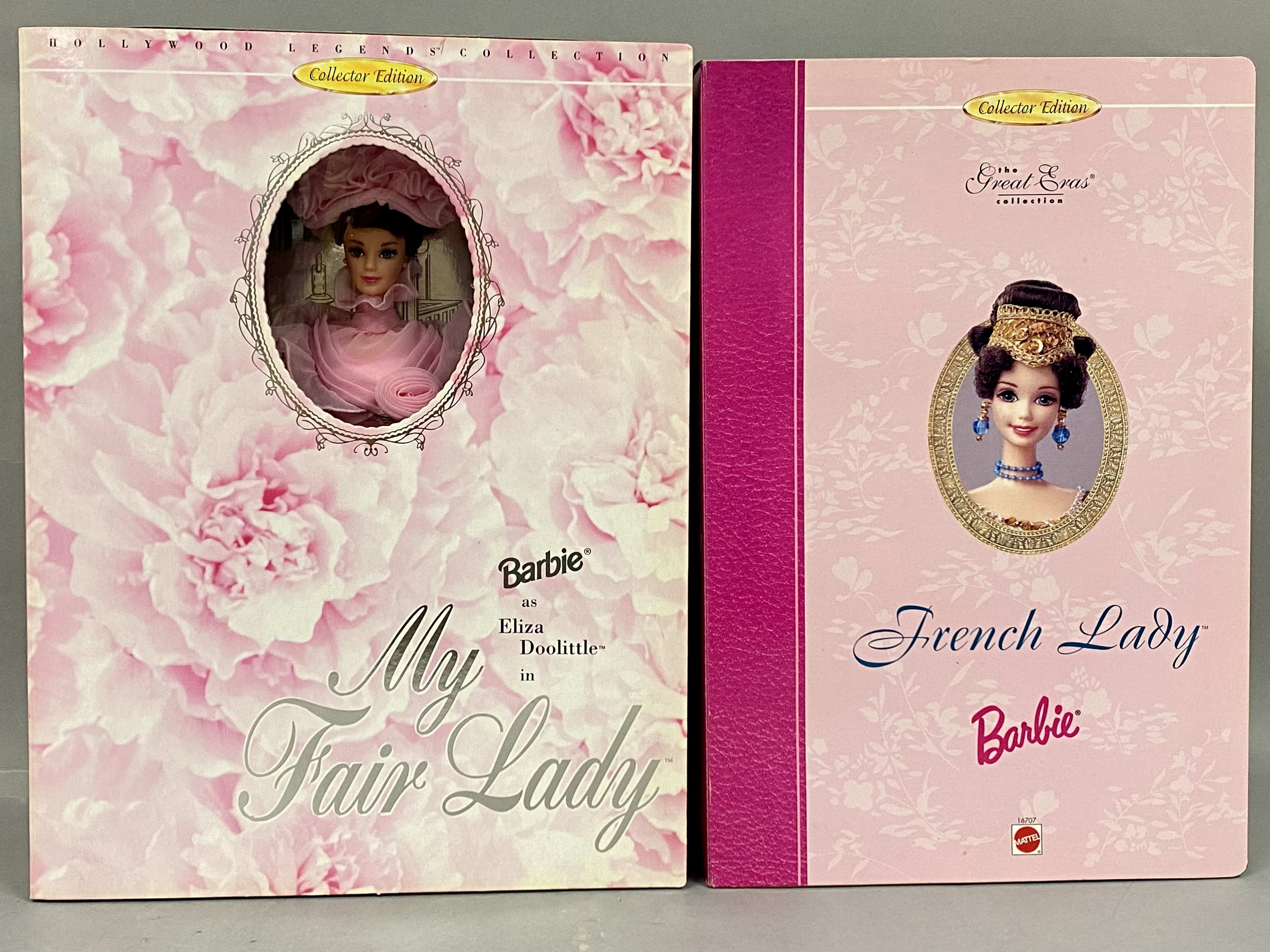 2 Mattel Barbie Collector Edition Dolls