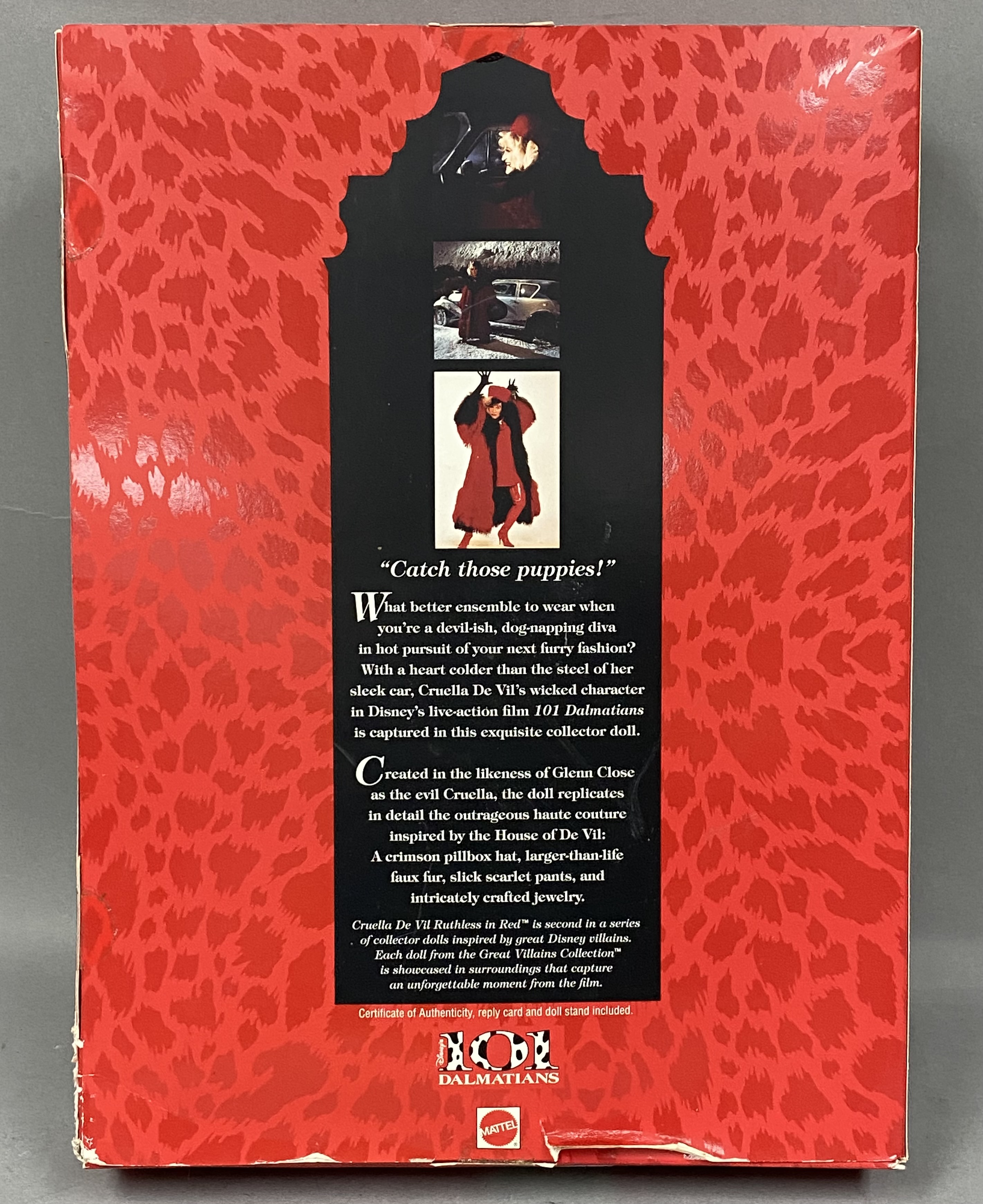 Mattel Great Villains Cruella De Vil Dolls