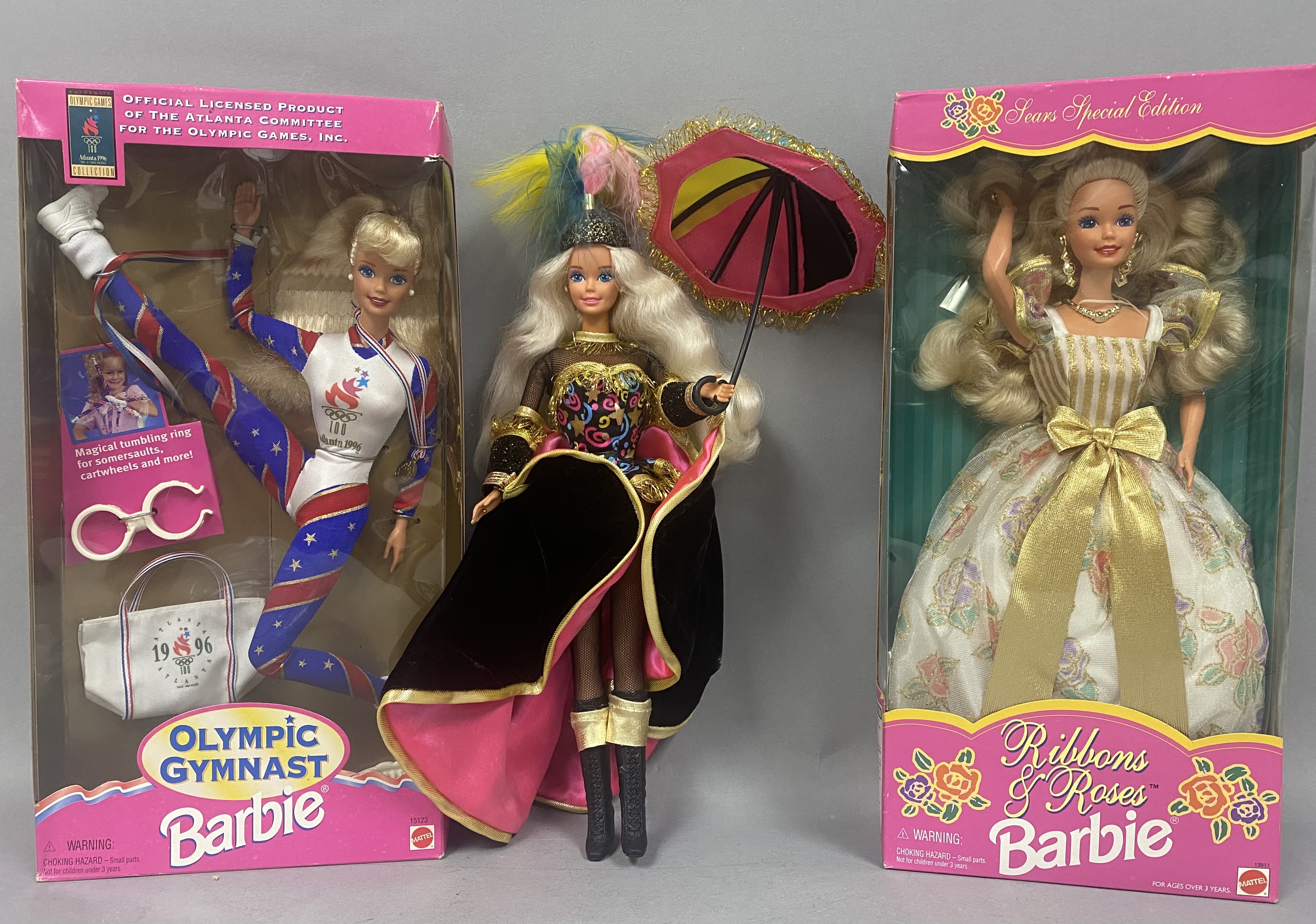 Mattel Olympic Gymnast & Special Edition Barbie Dolls