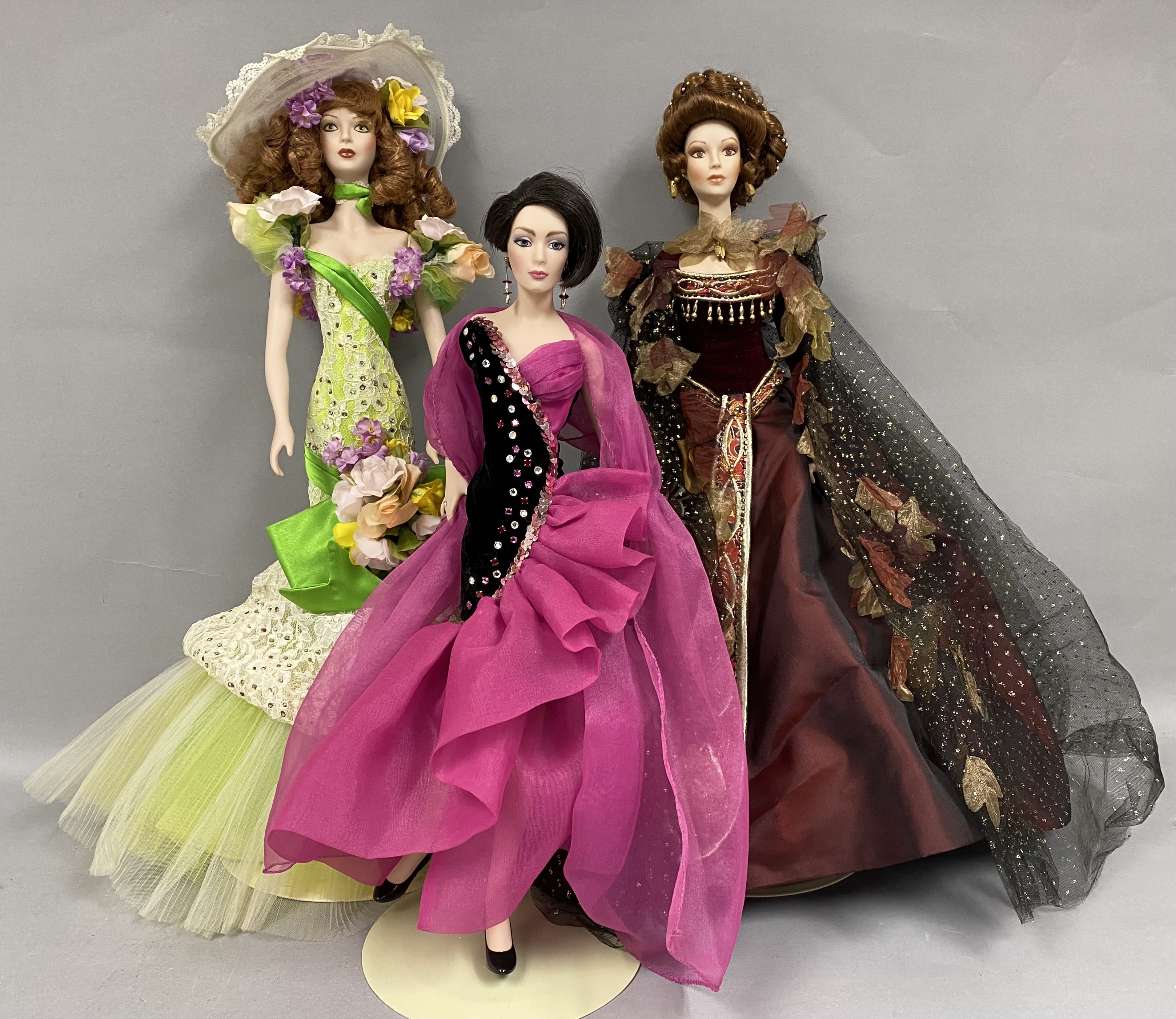 Bob Mackie & GHD Porcelain Dolls