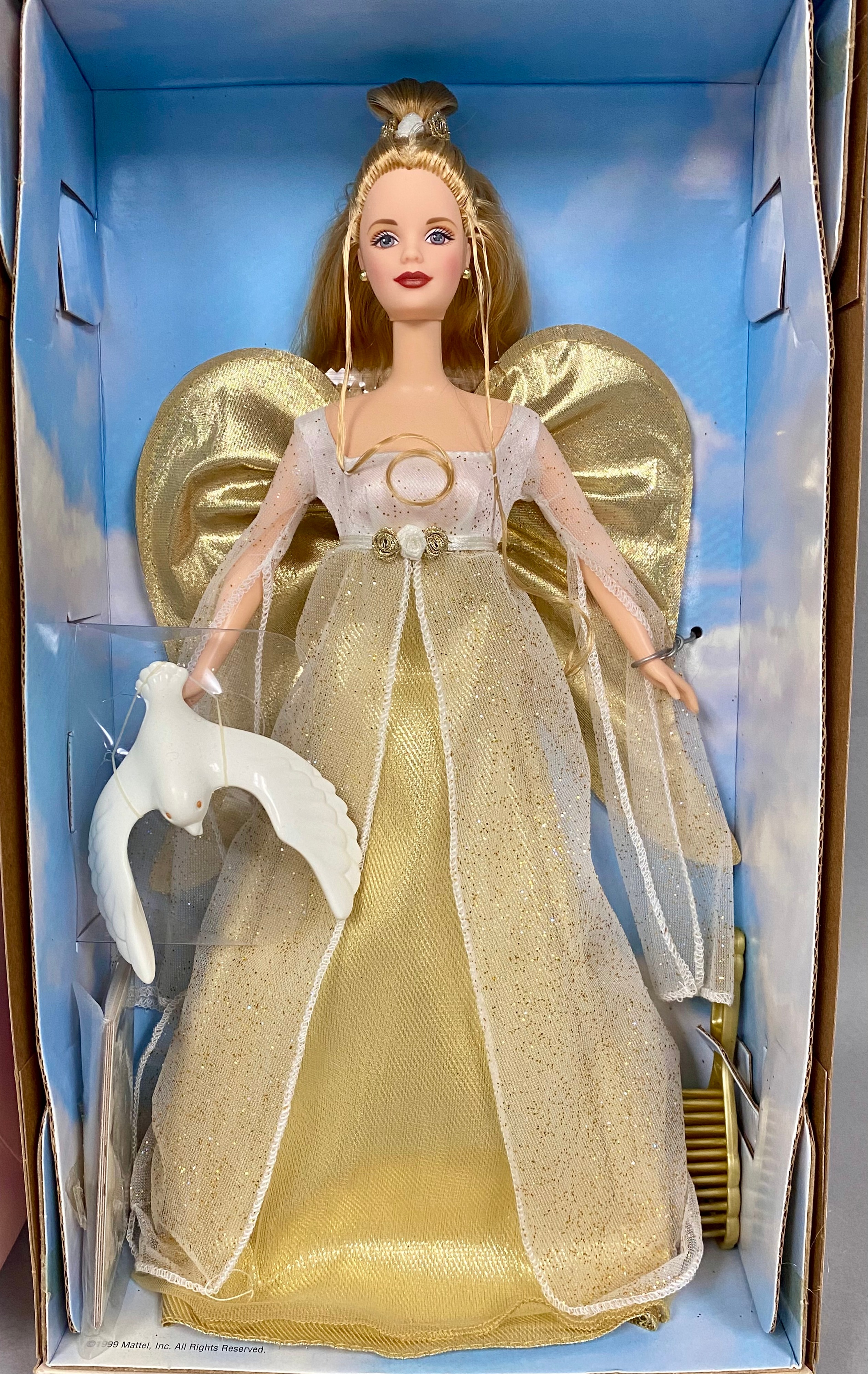 2 Mattel Special Edition Angelic Barbie Dolls