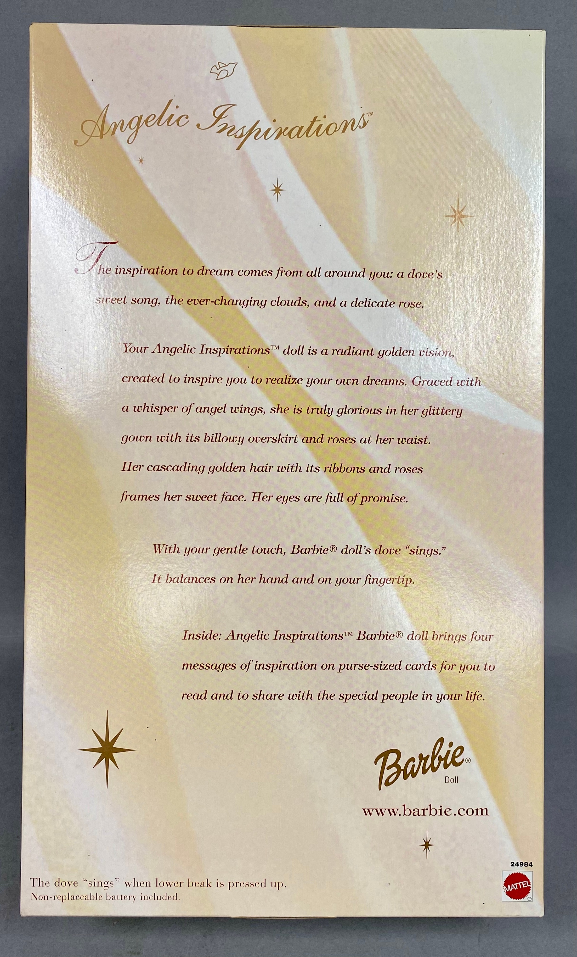 2 Mattel Special Edition Angelic Barbie Dolls