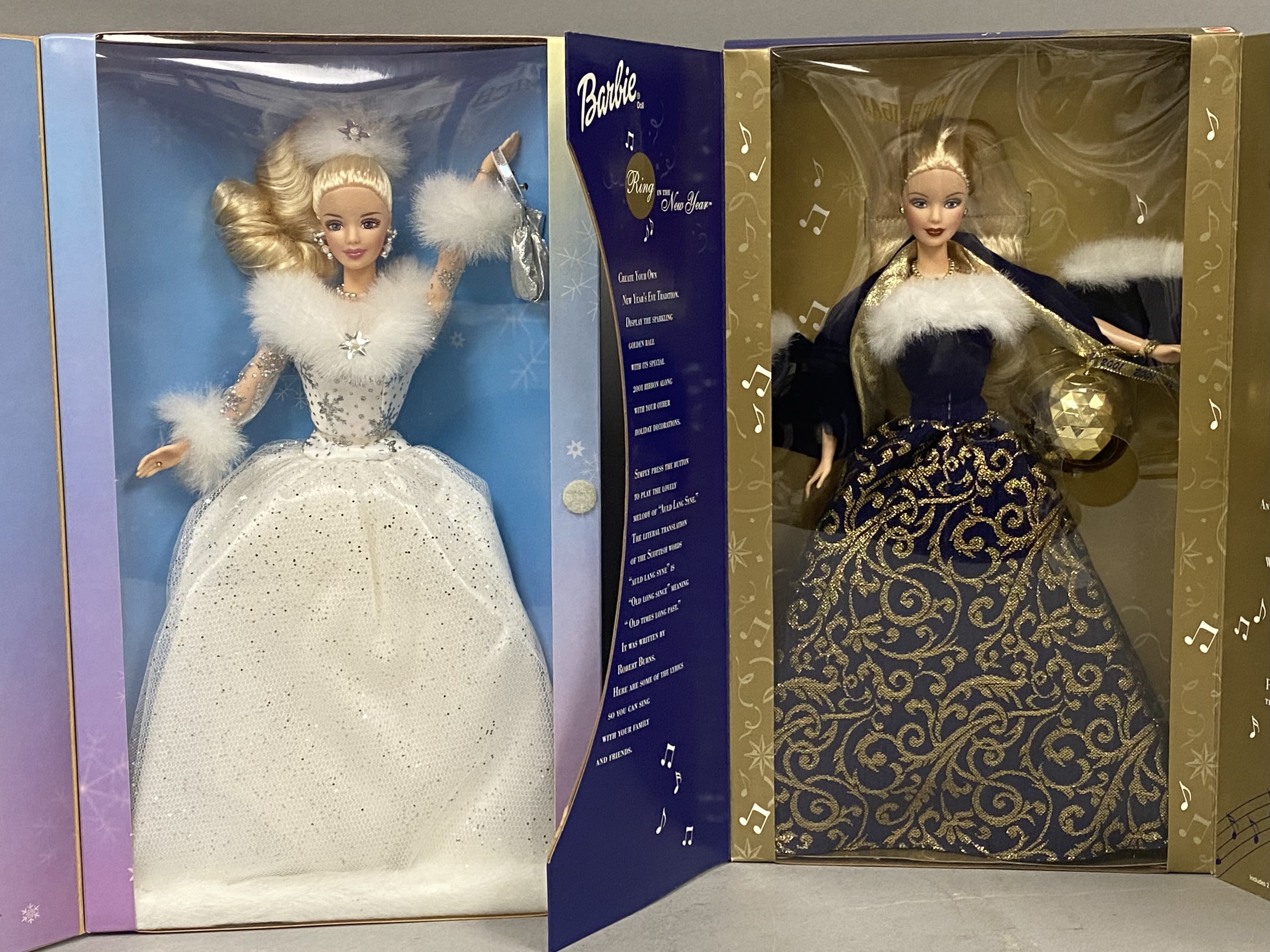 Mattel Winter's Reflection & Ring New Year Barbies