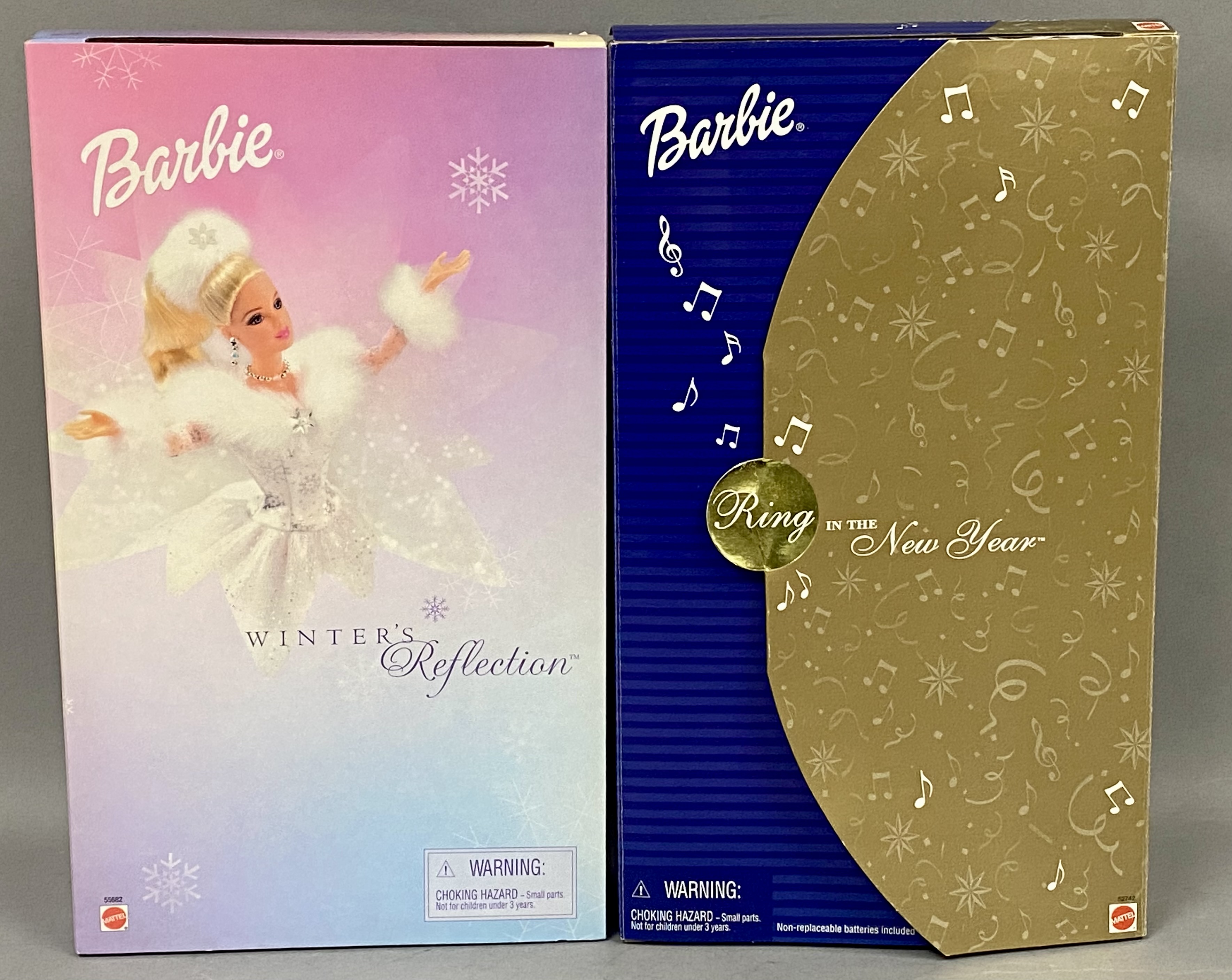 Mattel Winter's Reflection & Ring New Year Barbies