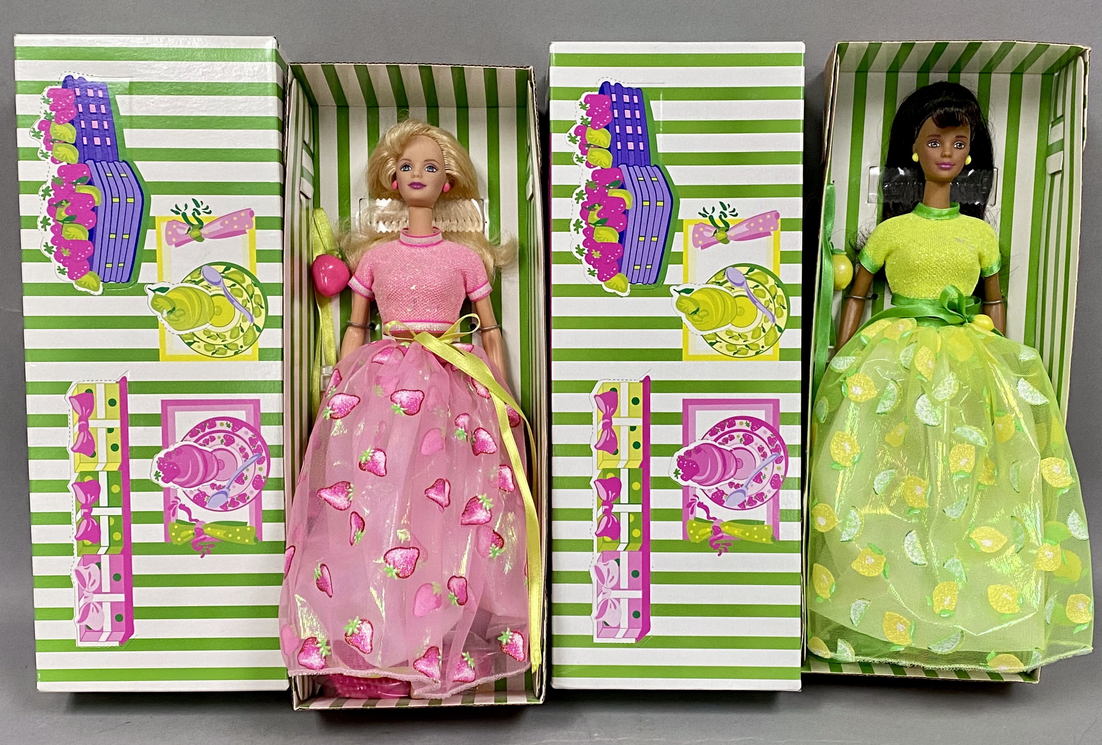 2 Mattel Avon Exclusive Sorbet Barbie Dolls