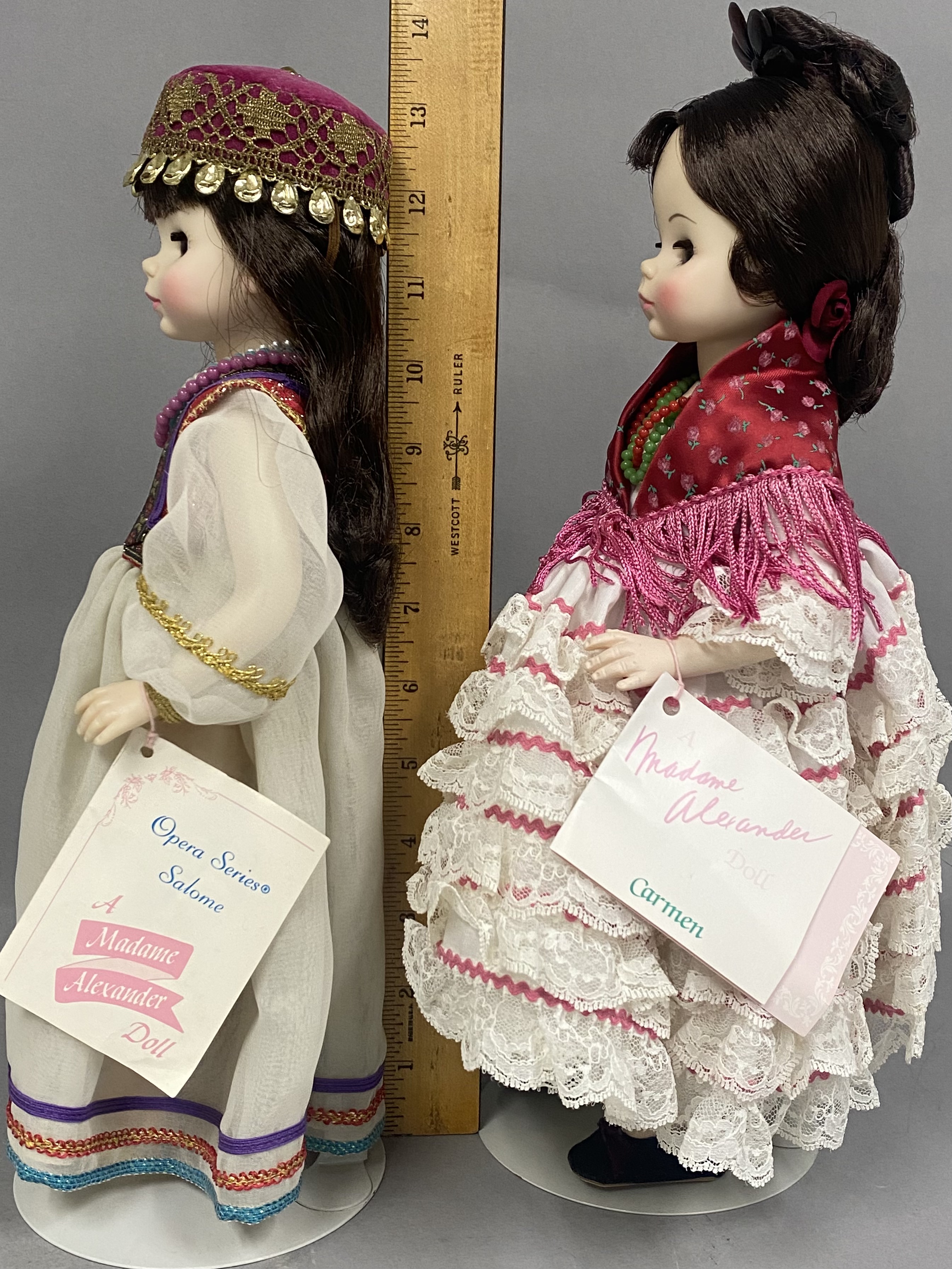 Madame Alexander Opera Series Salome & Carmen Dolls