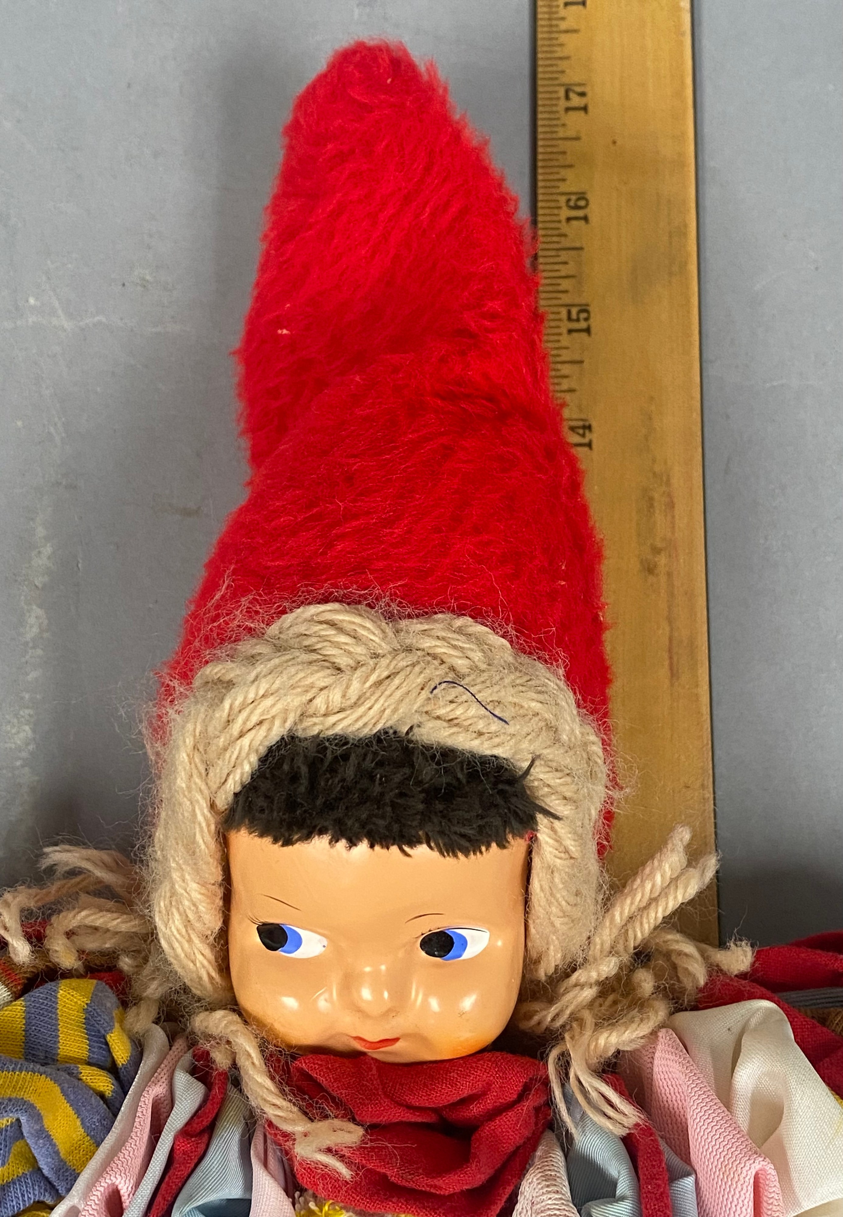 Fabric Yo-Yo Folk Art Dolls