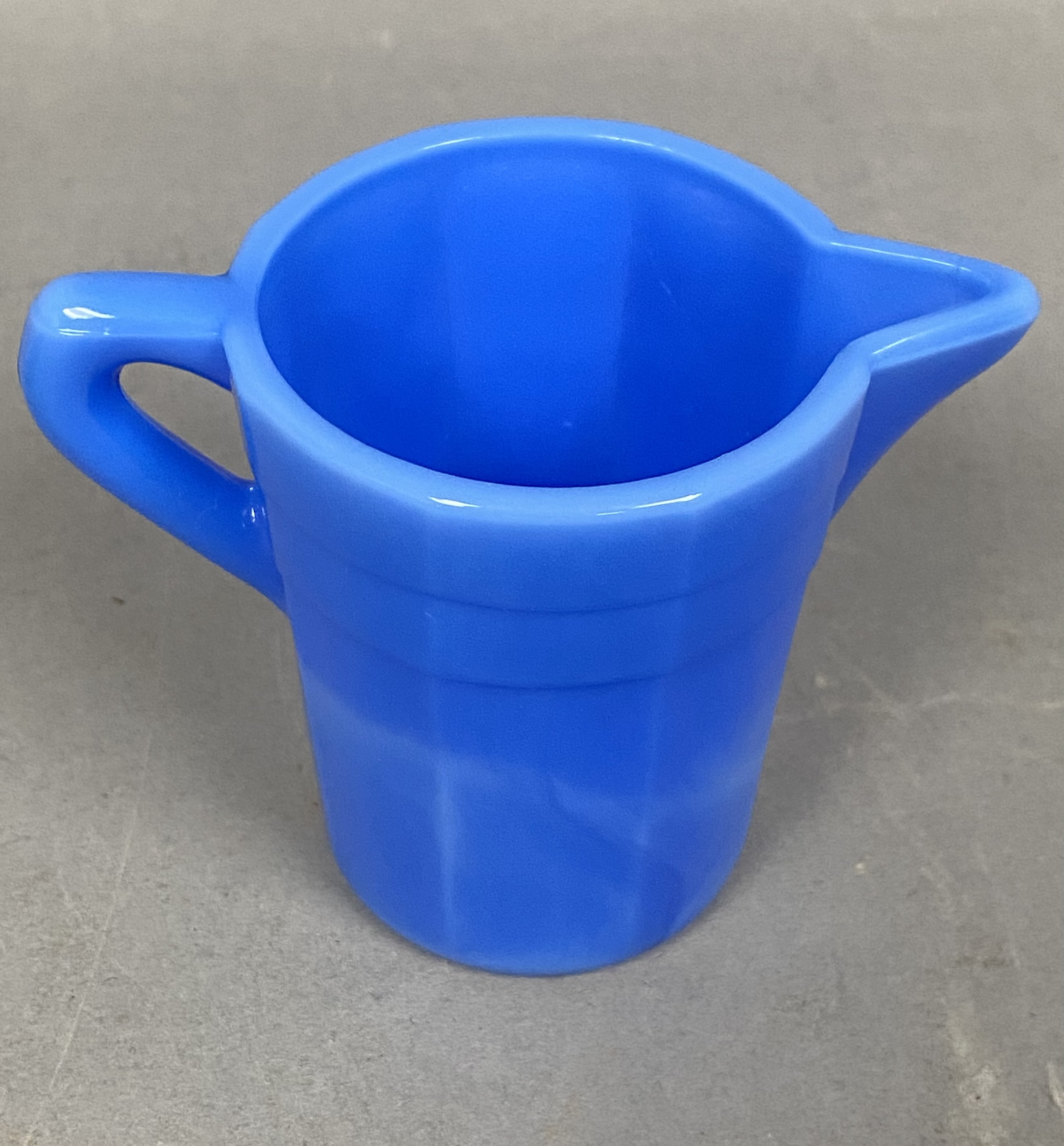 Opaque Pressed Glass Toy Tableware