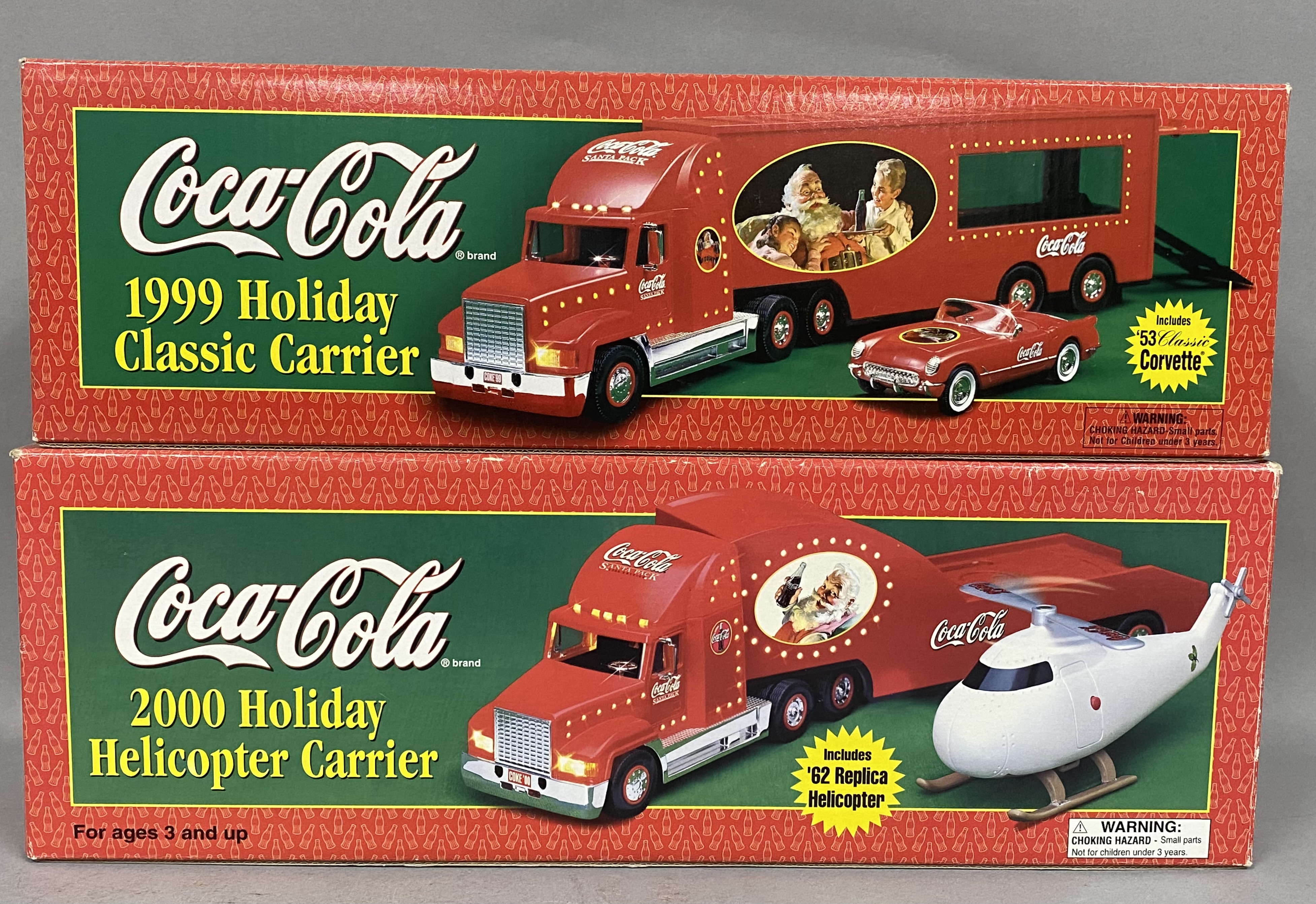 Coca-Cola USI Holiday Carrier Truck Sets