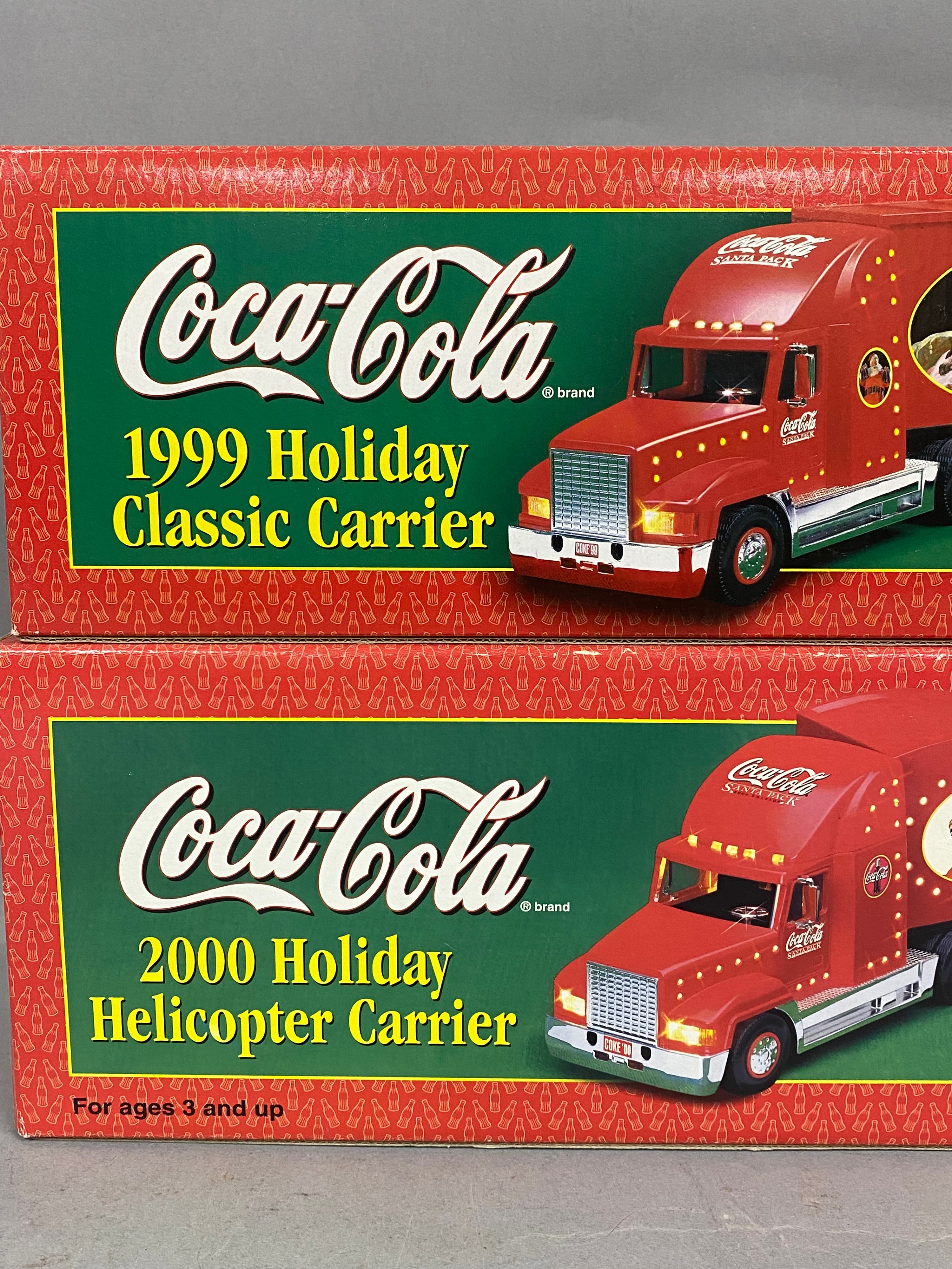 Coca-Cola USI Holiday Carrier Truck Sets