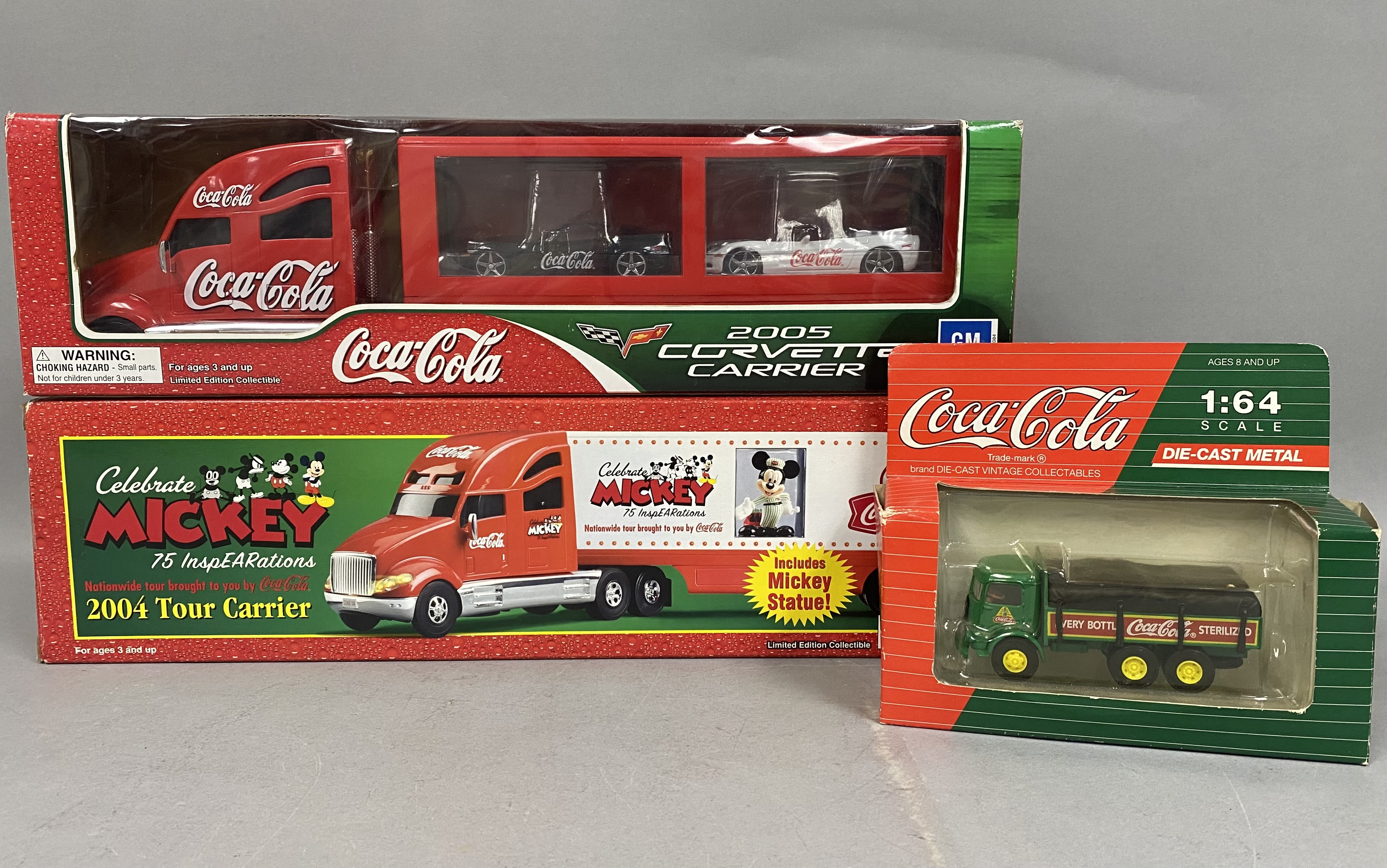 3 Coca-Cola Speedway SuperAmerica & Hartoy Vehicles