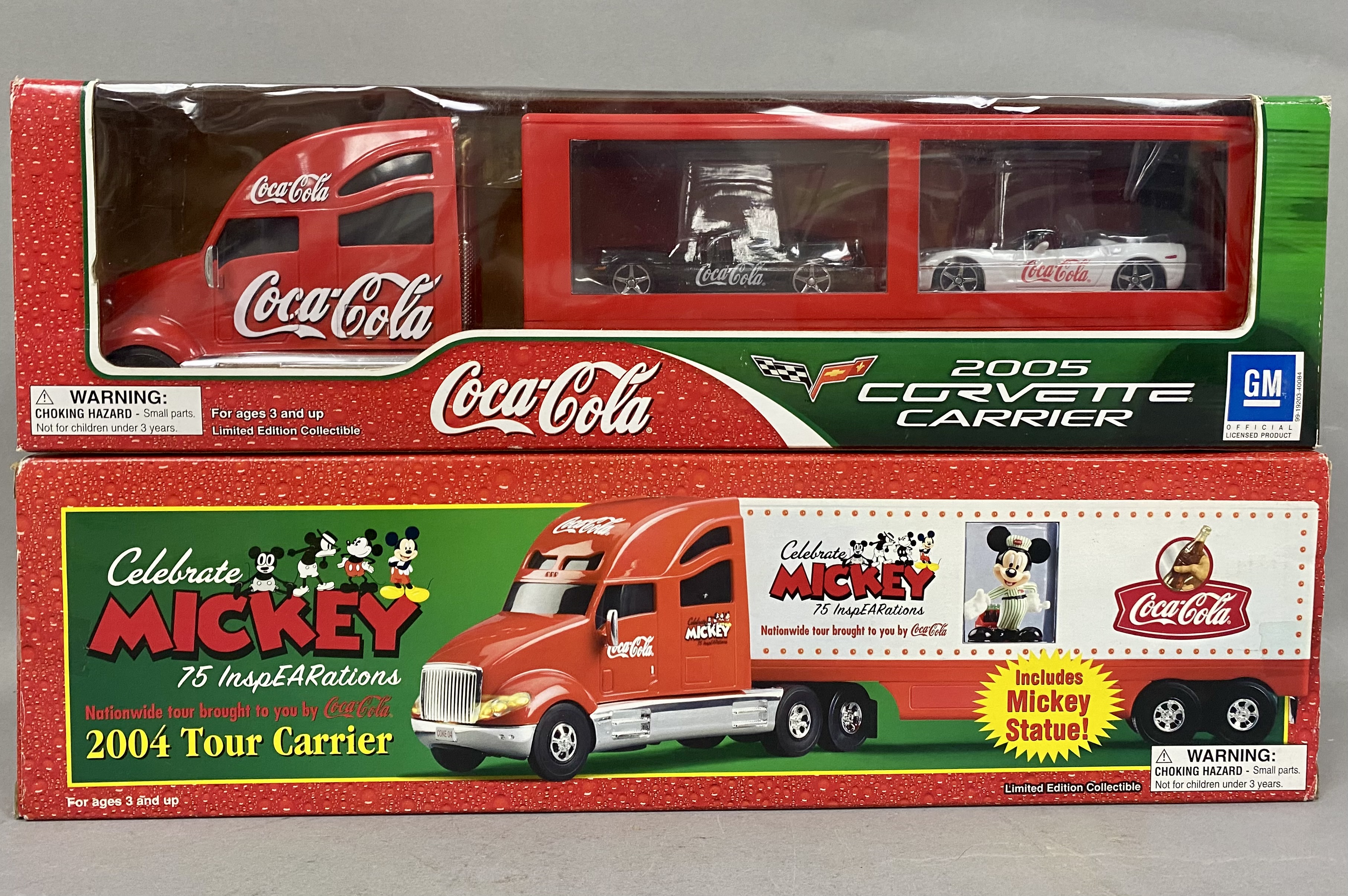 3 Coca-Cola Speedway SuperAmerica & Hartoy Vehicles