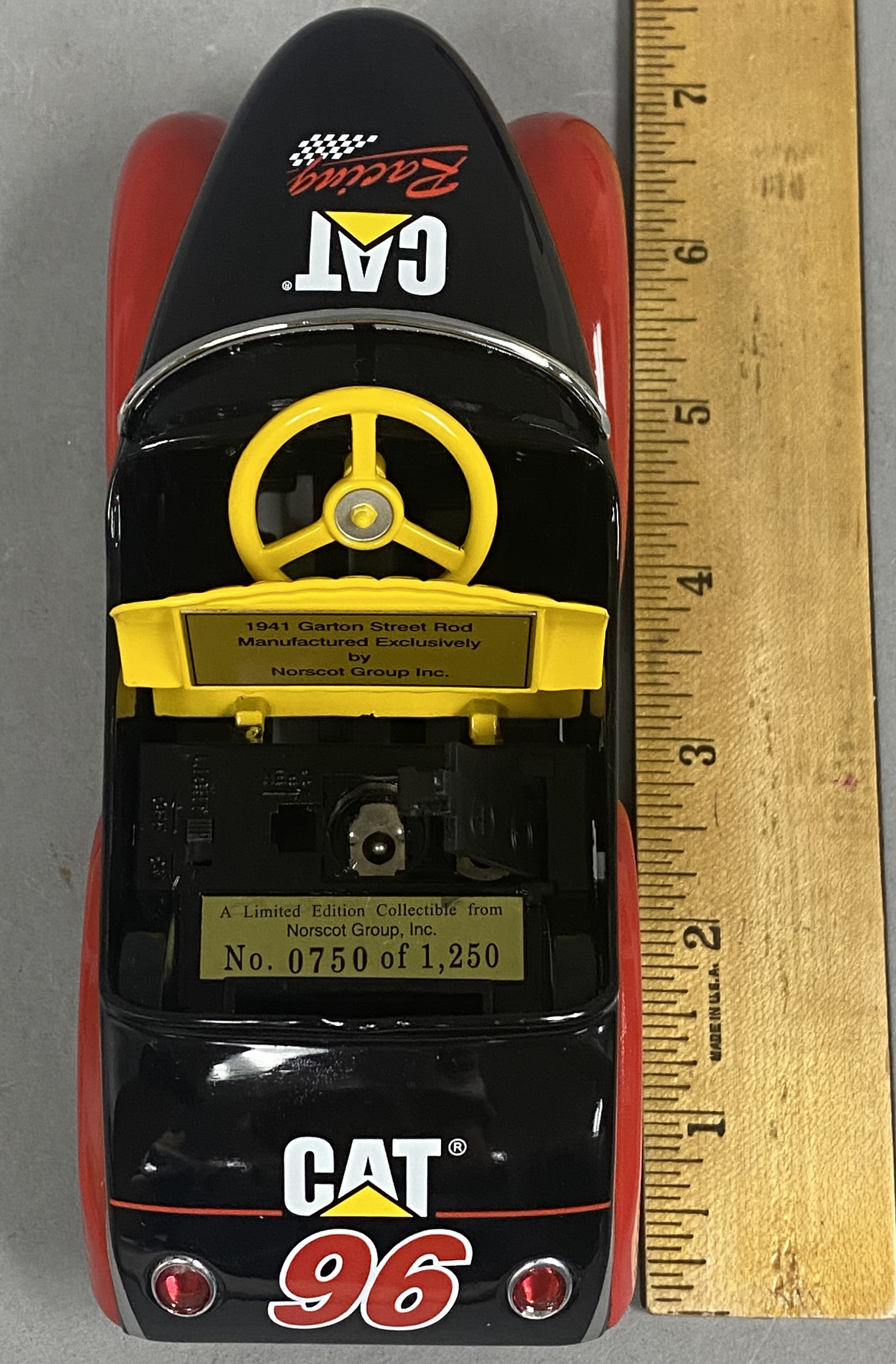 Norscot Caterpillar Diecast Pedal Car Bank