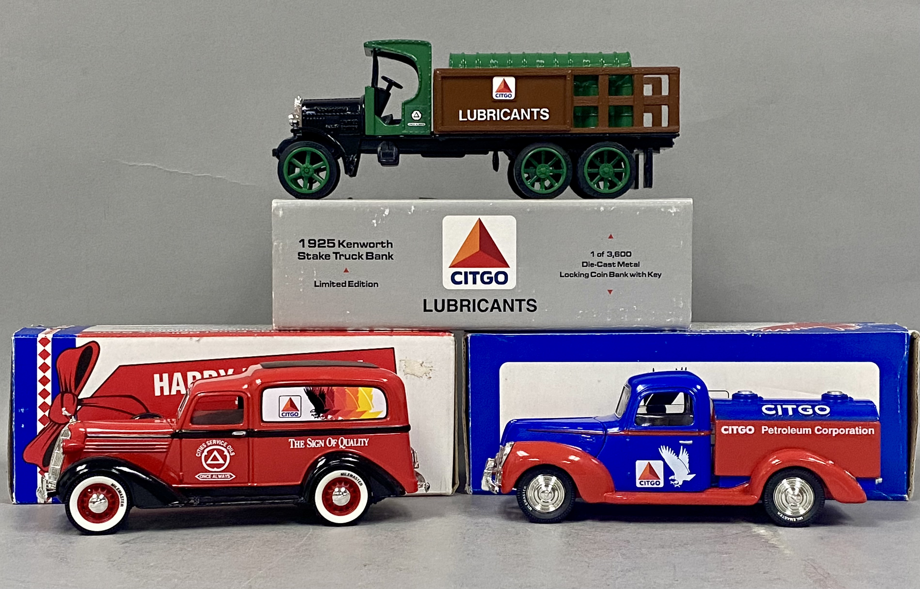 3 Ertl & Liberty Classics CITGO Truck Banks