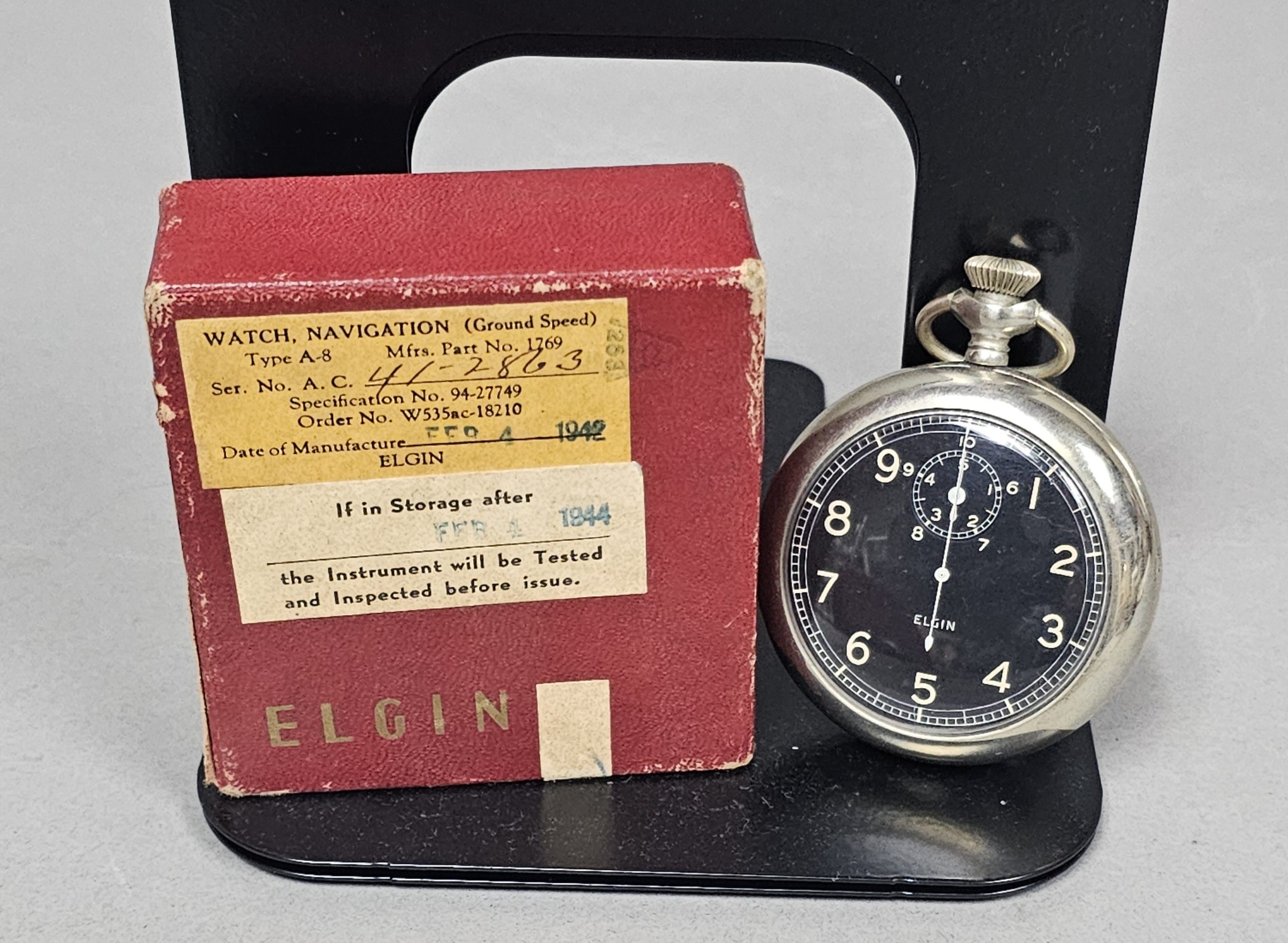 Elgin WWII Type A-8 Navigation Watch