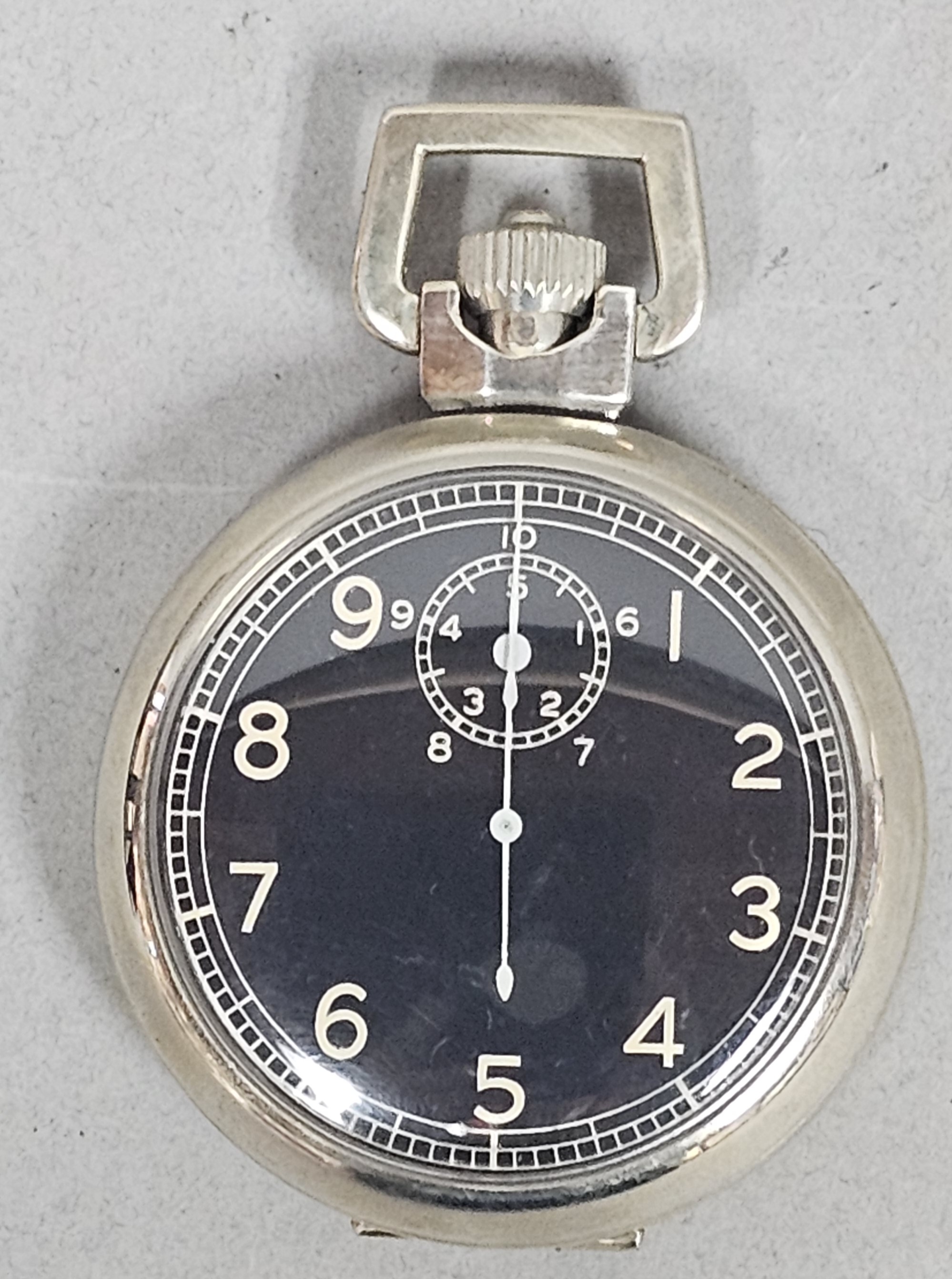 Elgin Base Metal A-8 Navigation Stopwatch