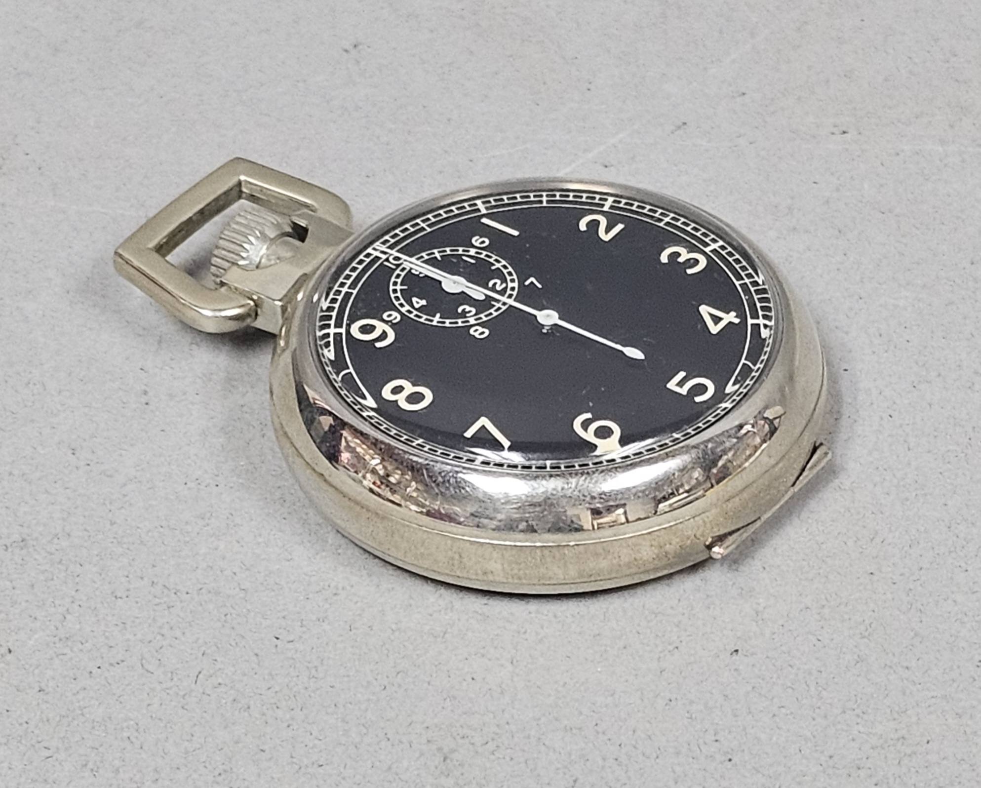 Elgin Base Metal A-8 Navigation Stopwatch