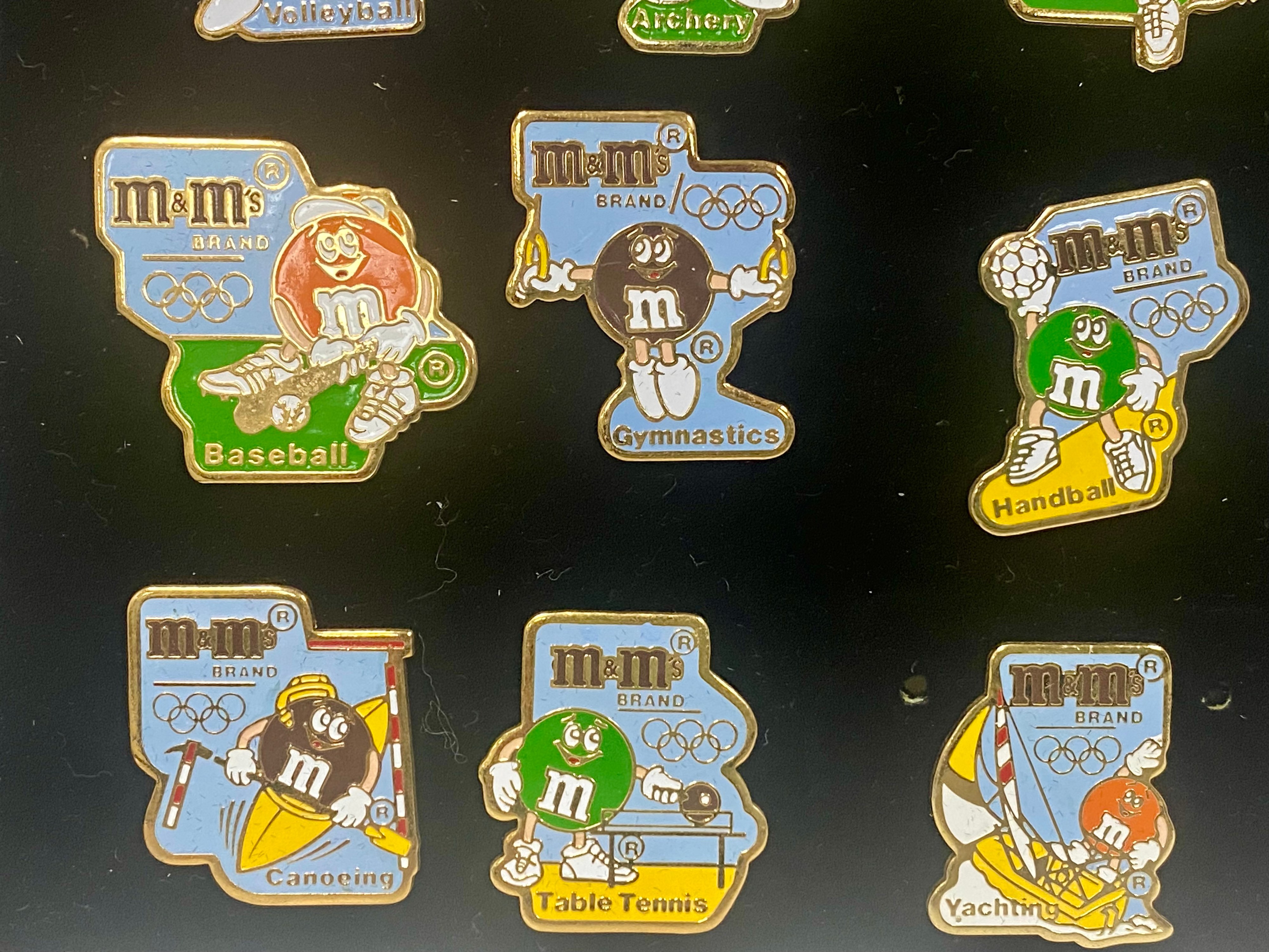 M&M's 1992 Olympic Summer Games Pin Set