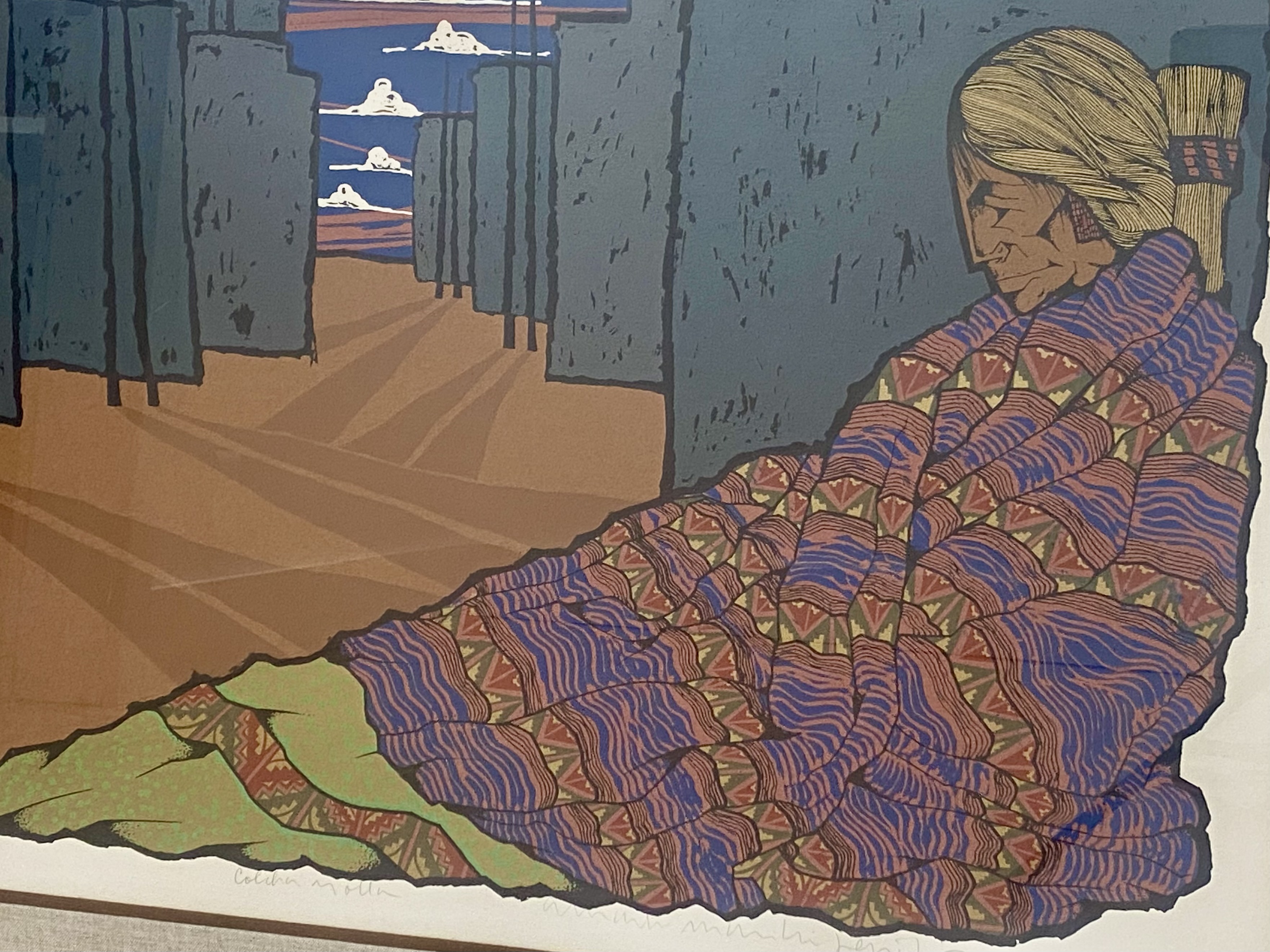 Colcha y Olla Serigraph