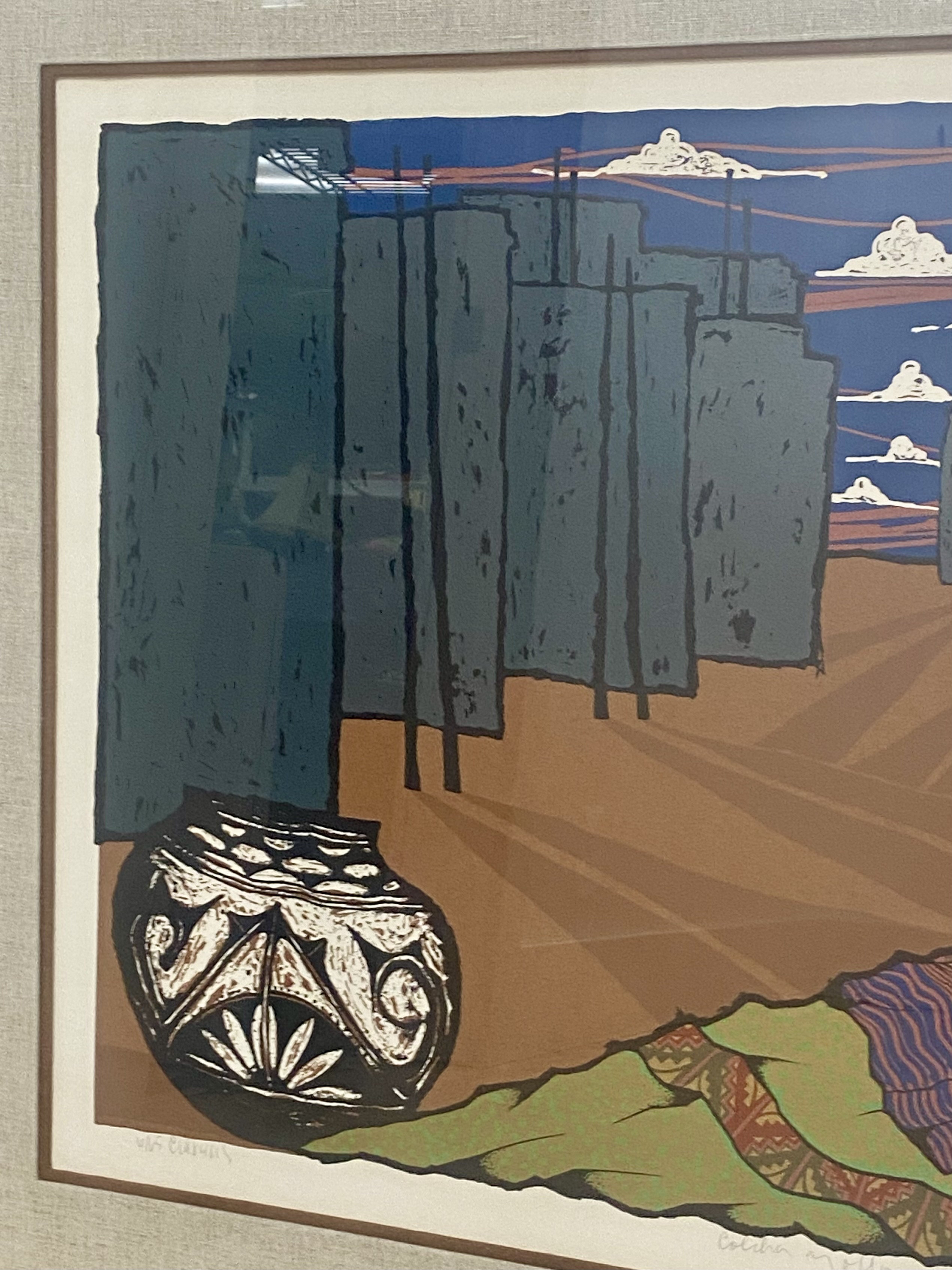 Colcha y Olla Serigraph