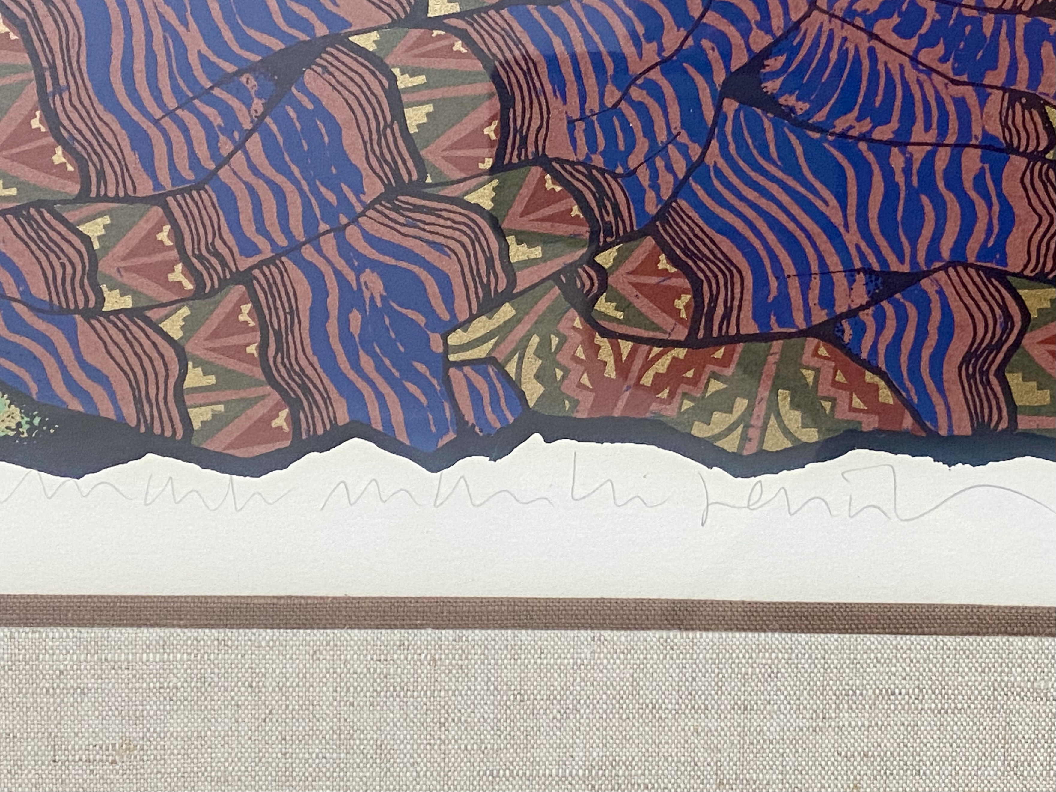Colcha y Olla Serigraph