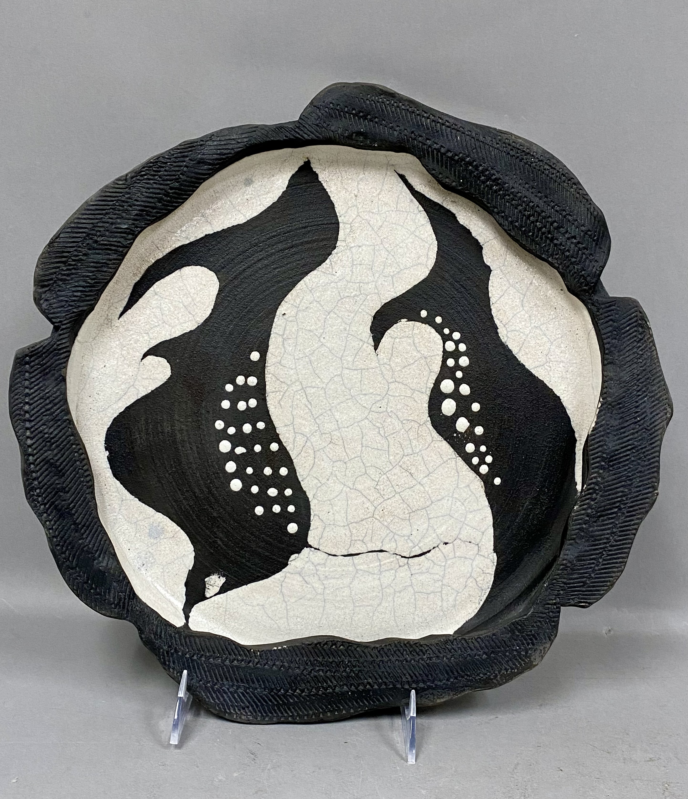 Textured Studio Ceramic Wall Charger