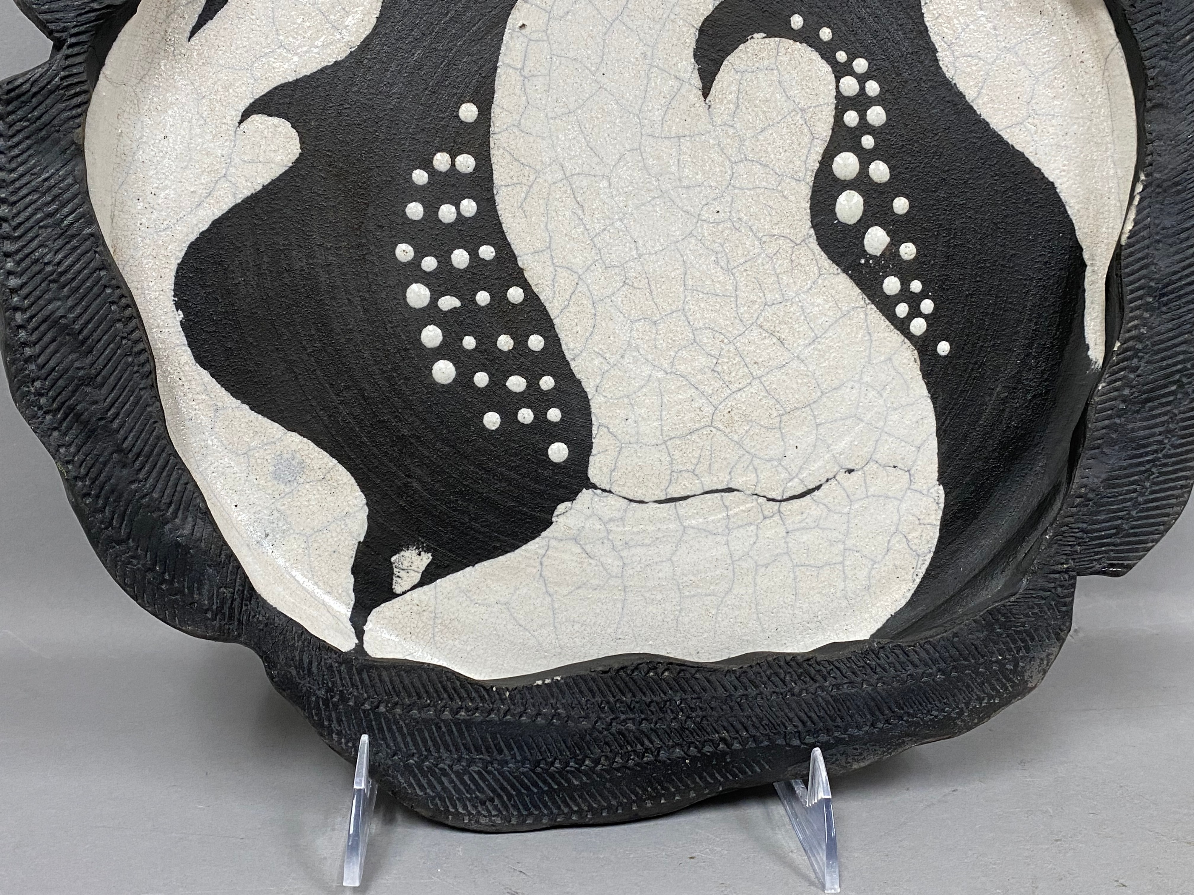 Textured Studio Ceramic Wall Charger