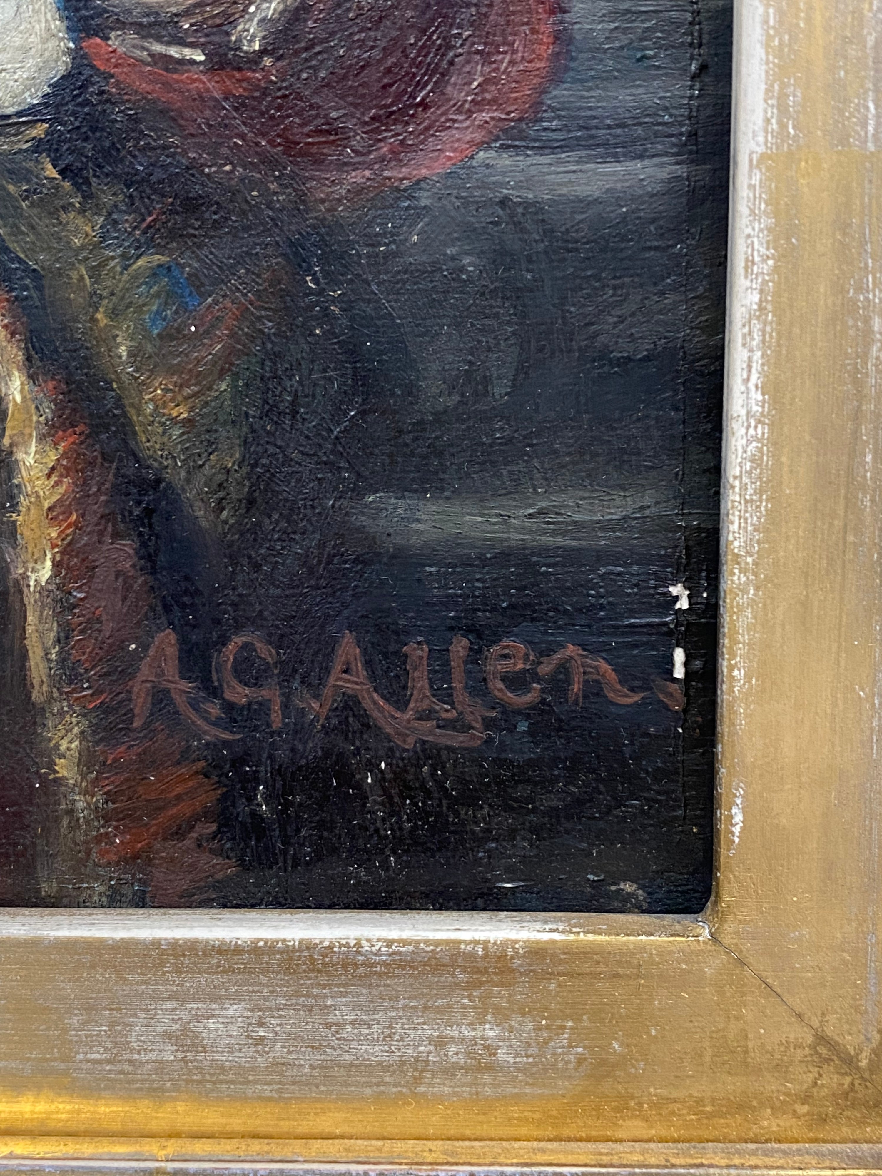 Oil Painting Genre Scene