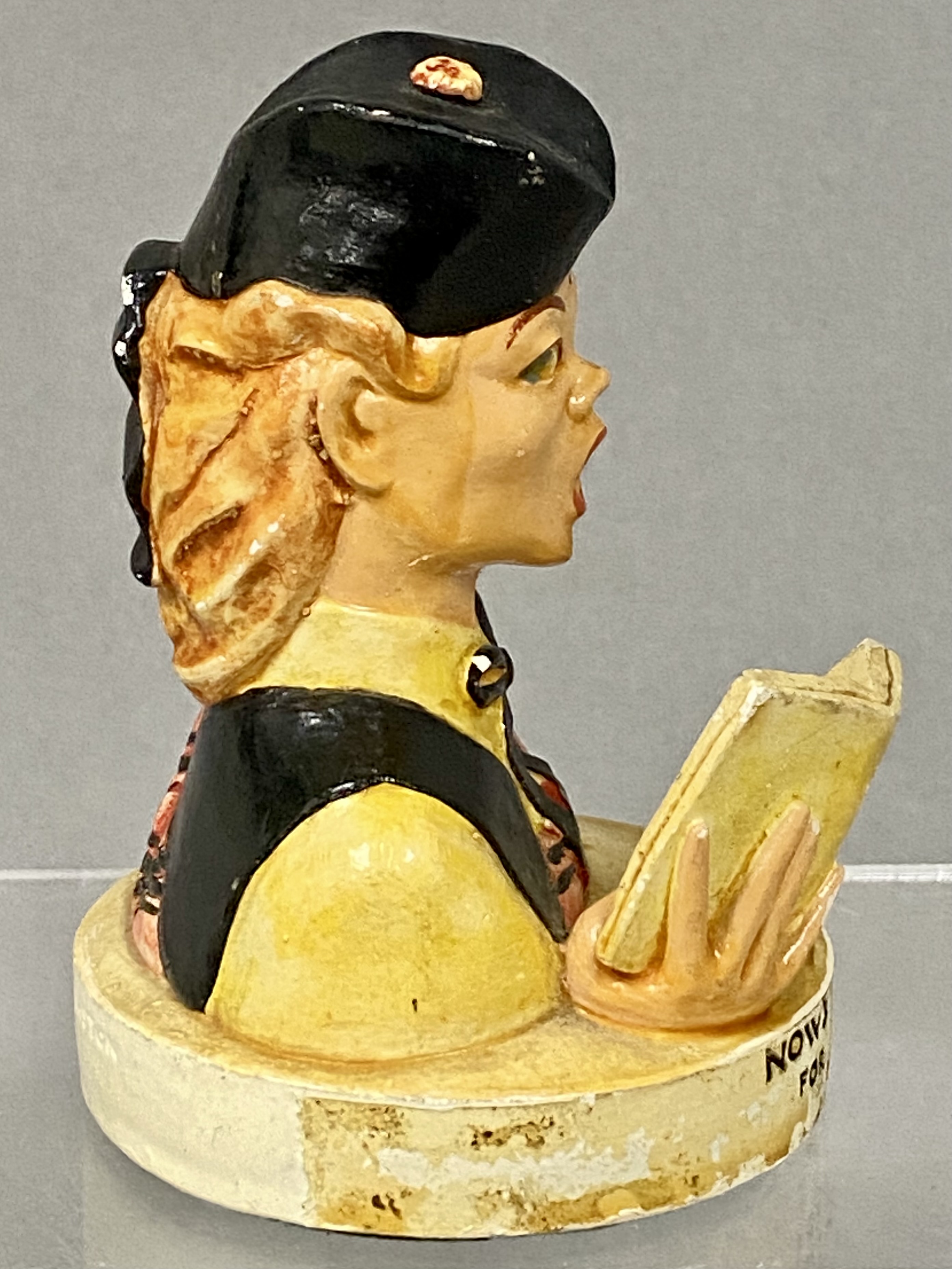 1952 Baston Jell-O Advertising Chalkware Bust