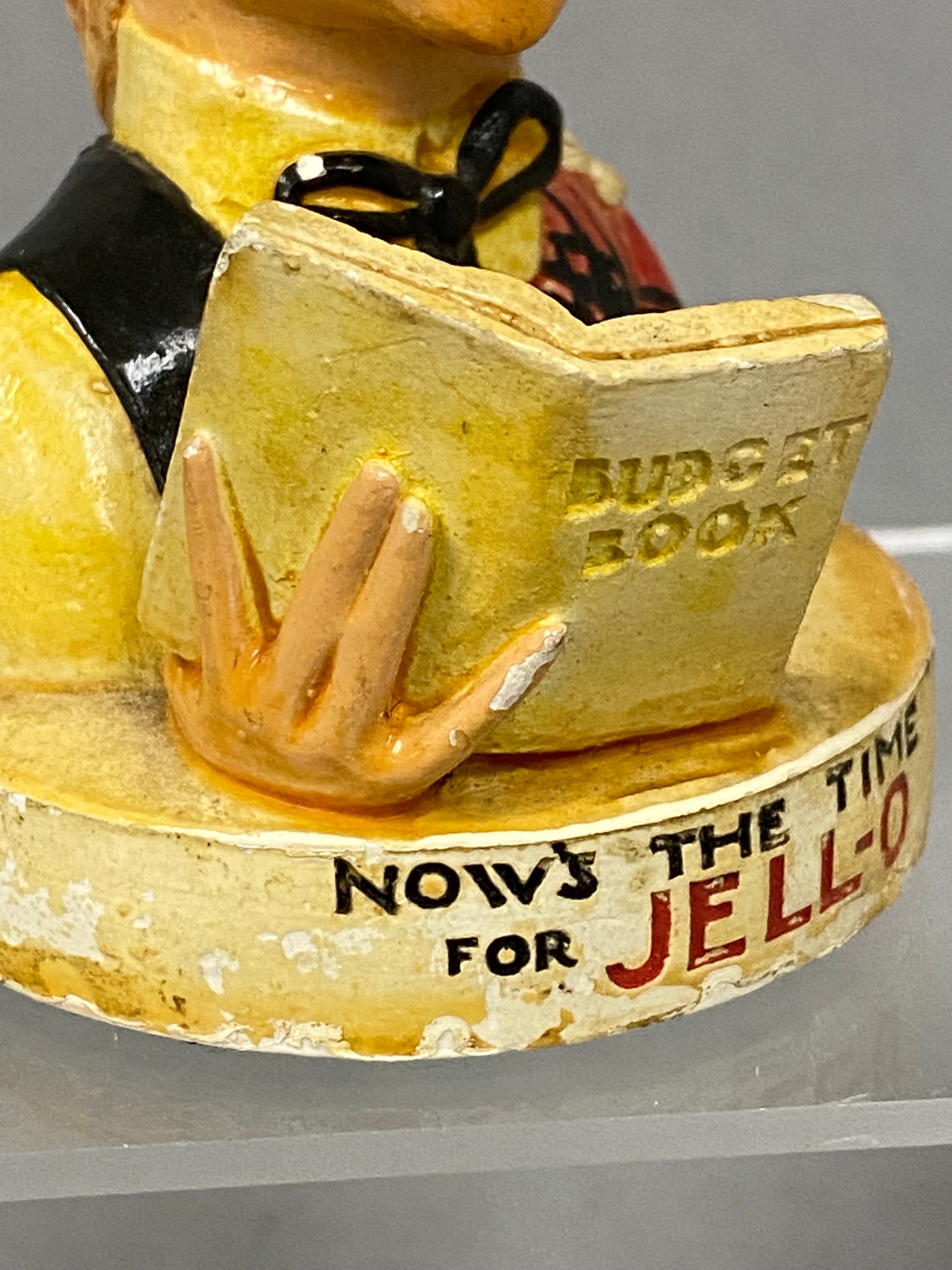 1952 Baston Jell-O Advertising Chalkware Bust