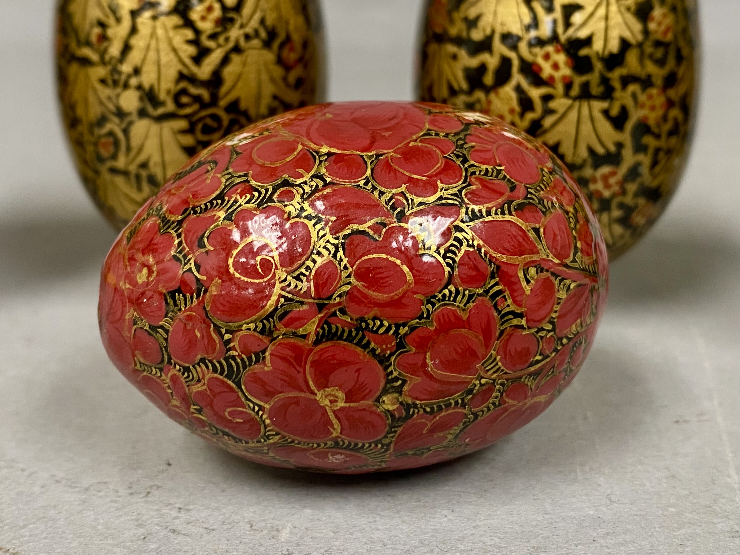 Kashmiri Papier-Mache Decorative Eggs