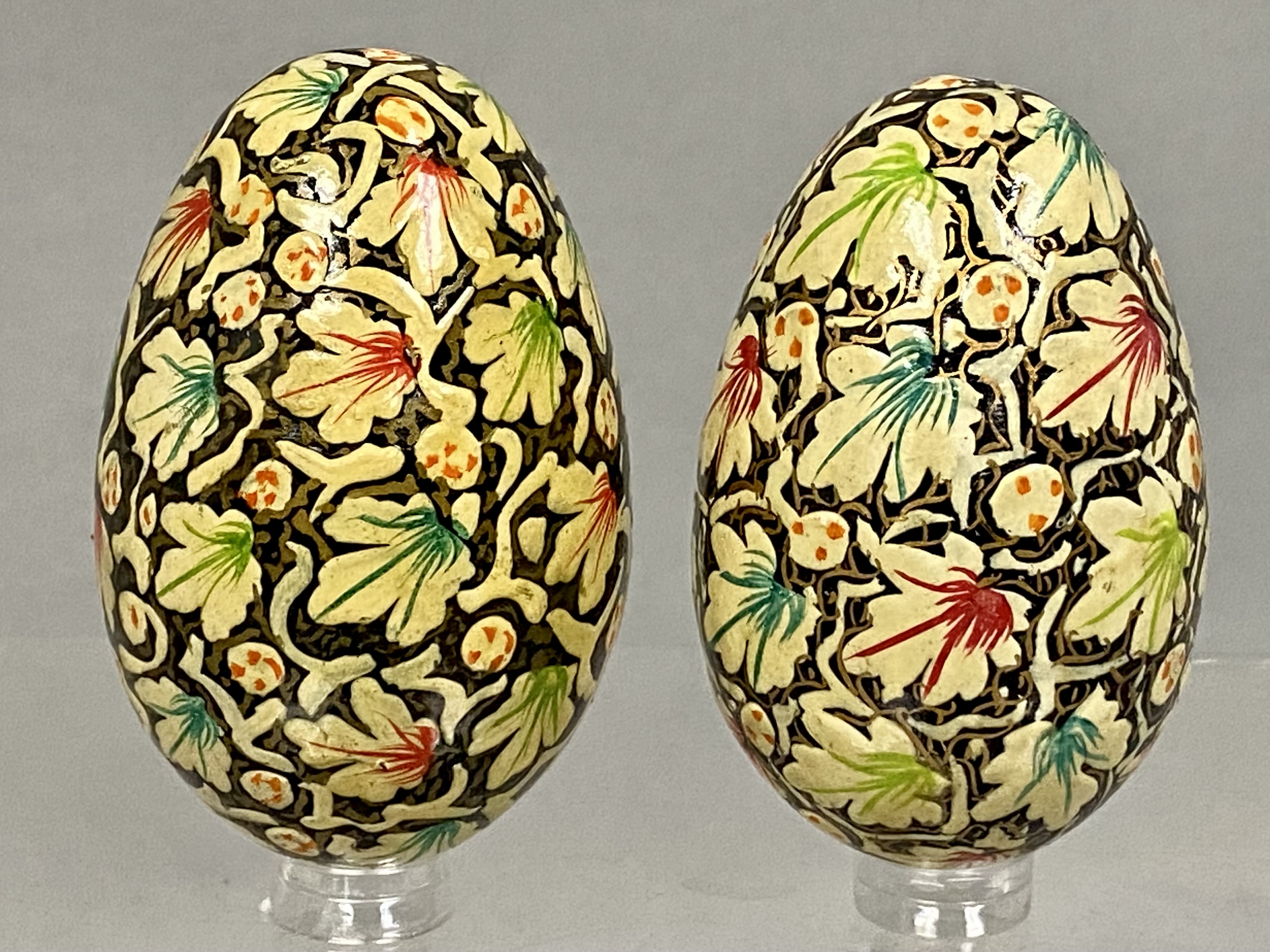 Kashmiri Papier-Mache Decorative Eggs