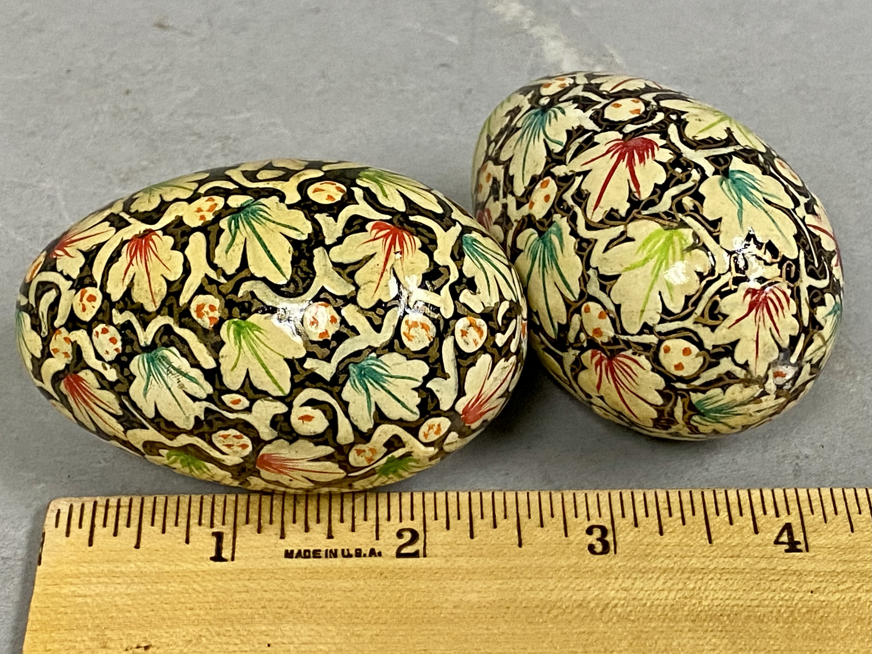 Kashmiri Papier-Mache Decorative Eggs