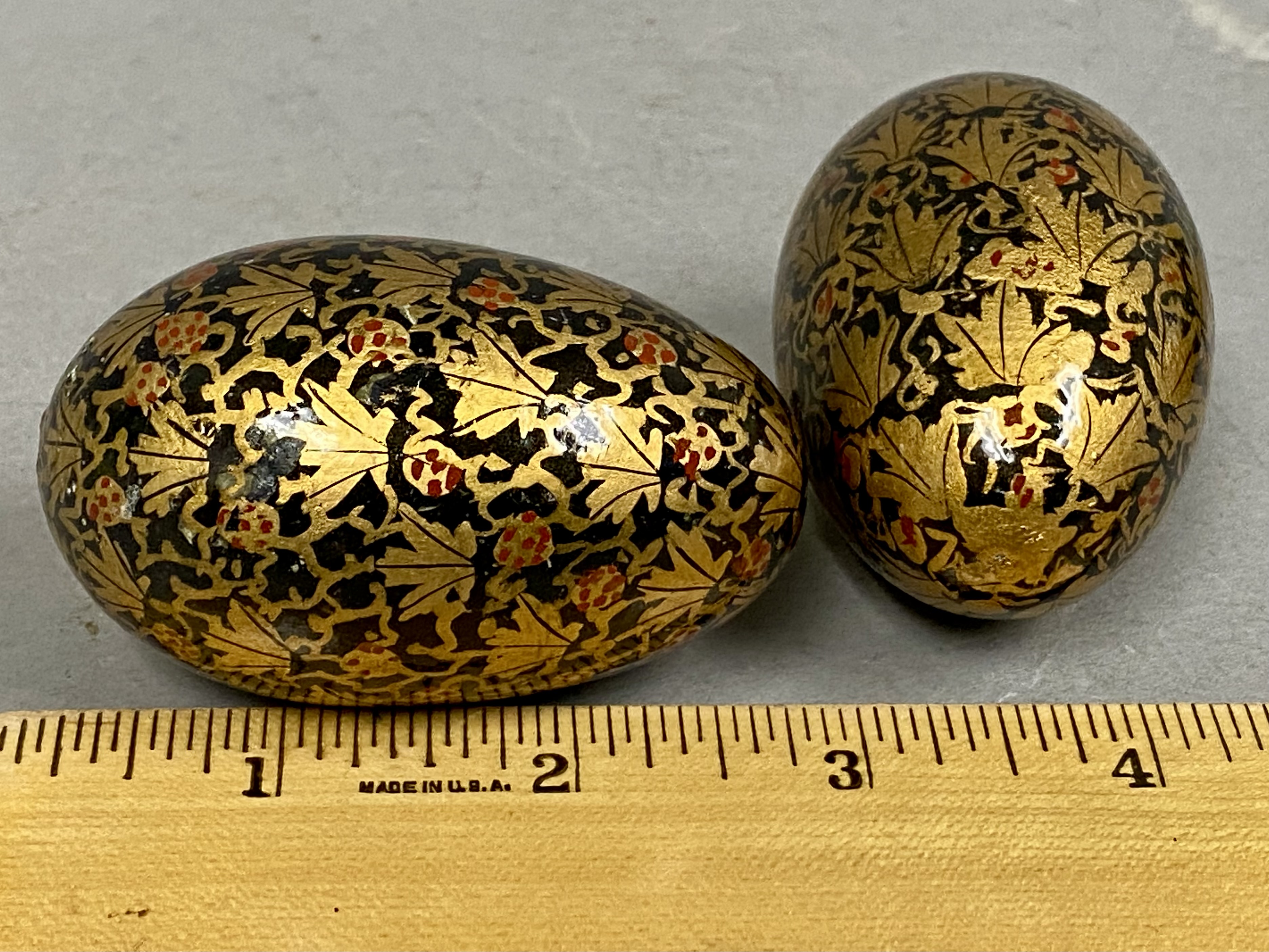 Kashmiri Papier-Mache Decorative Eggs