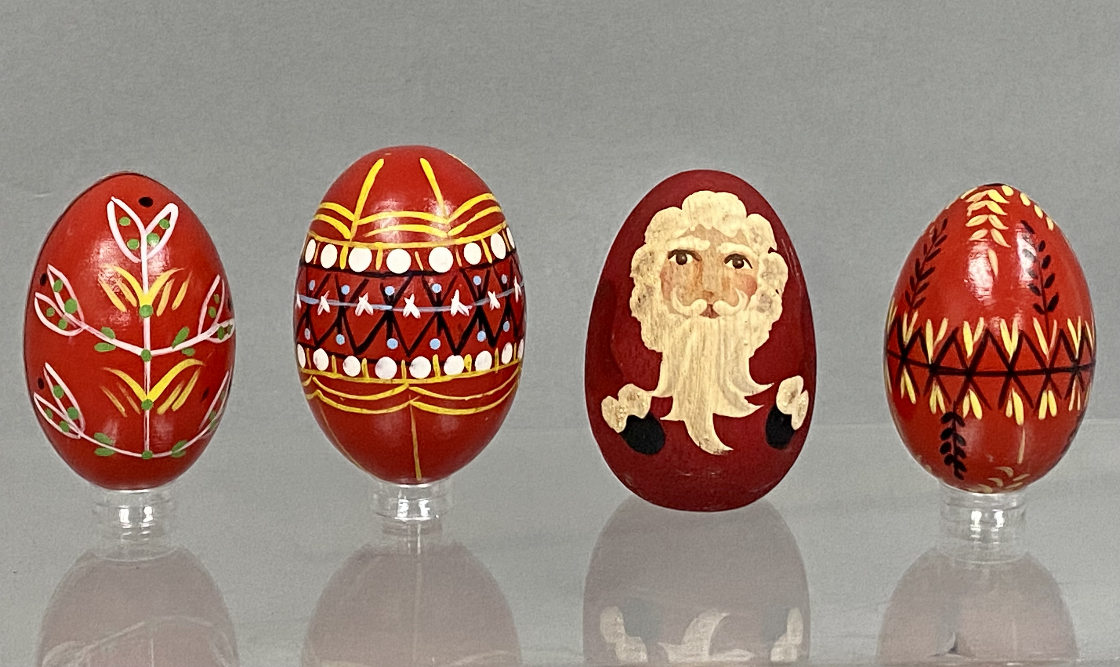 Poland Hand Painted Wooden Easter Eggs