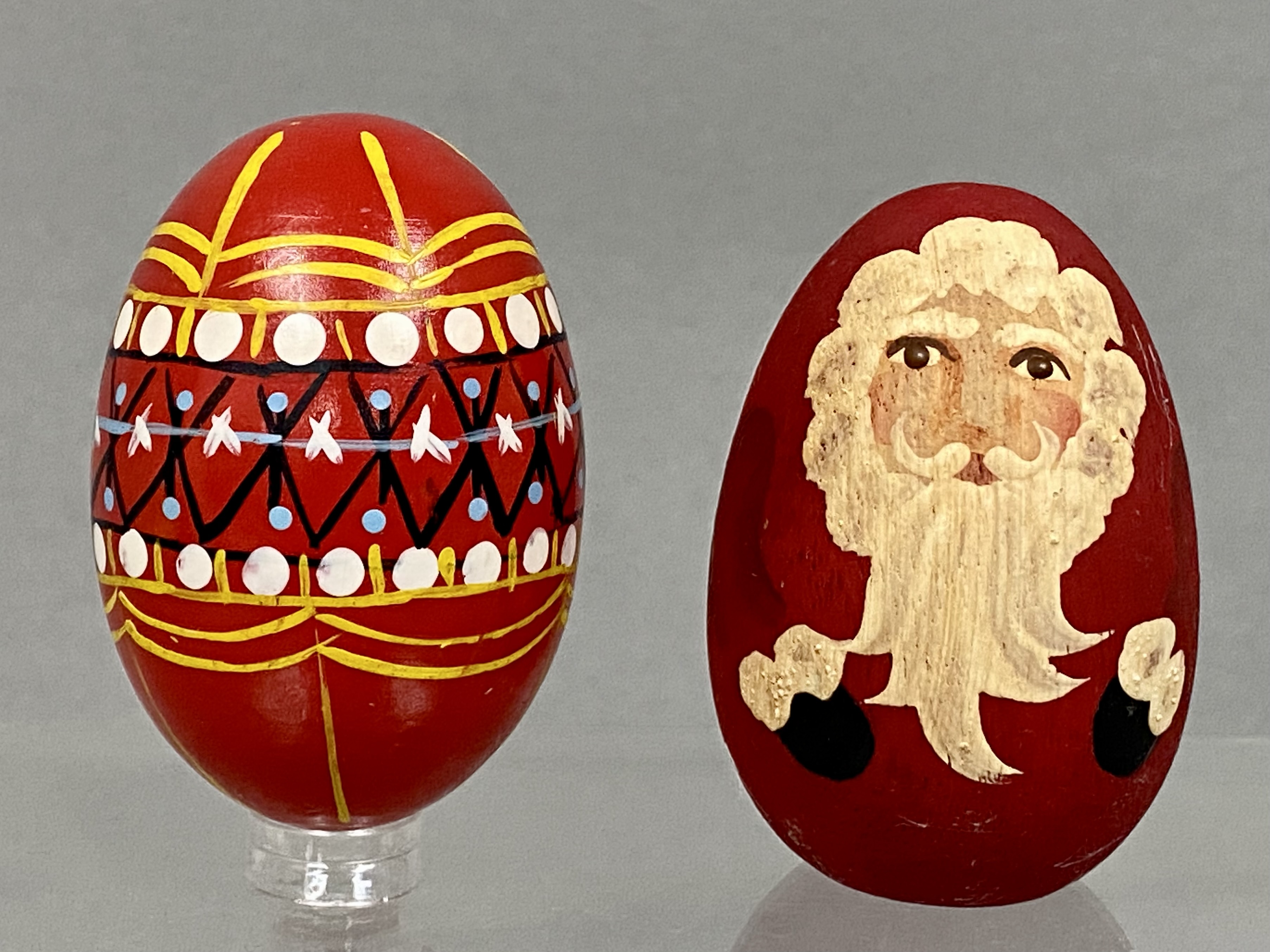 Poland Hand Painted Wooden Easter Eggs