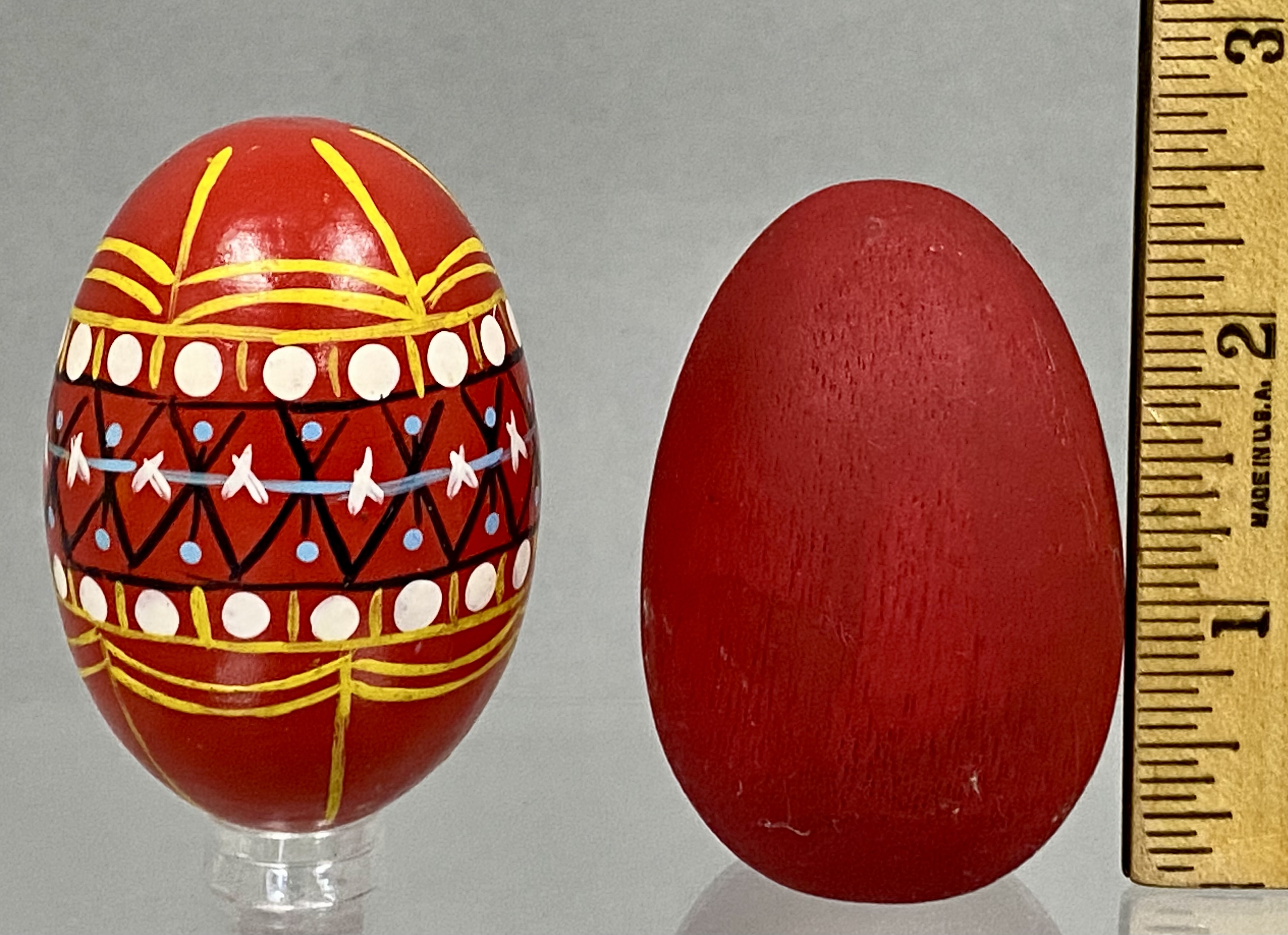 Poland Hand Painted Wooden Easter Eggs