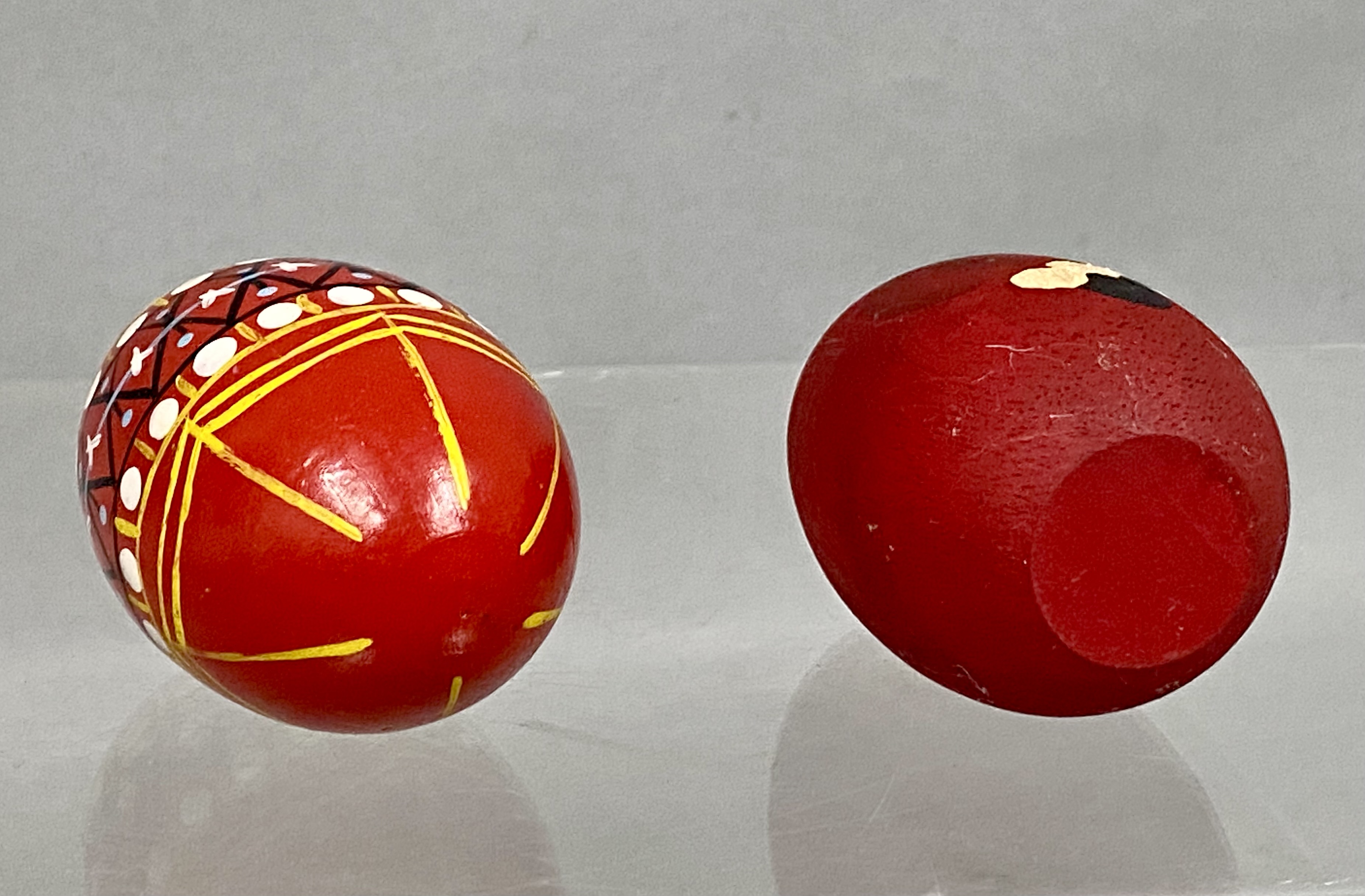 Poland Hand Painted Wooden Easter Eggs