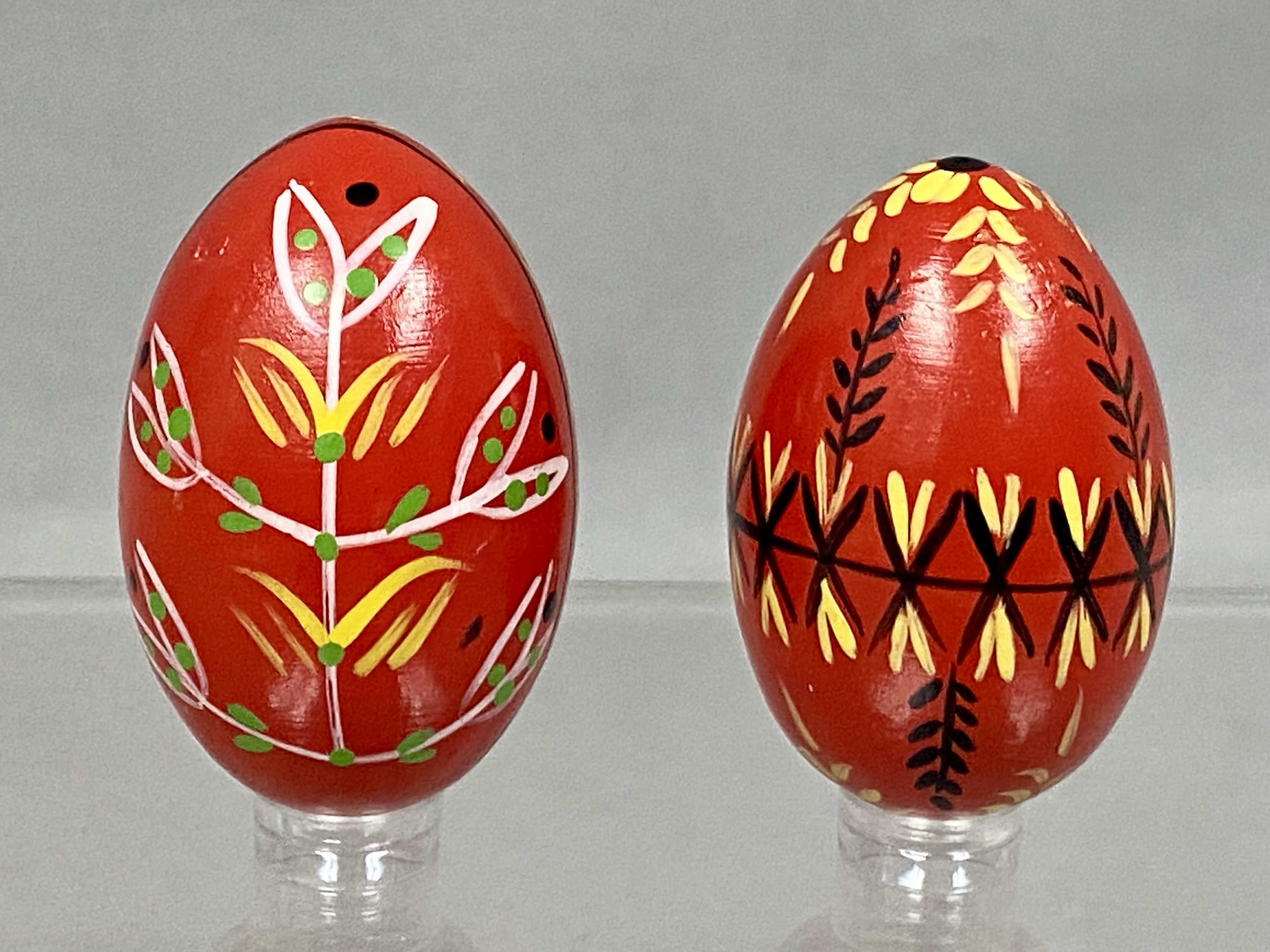 Poland Hand Painted Wooden Easter Eggs
