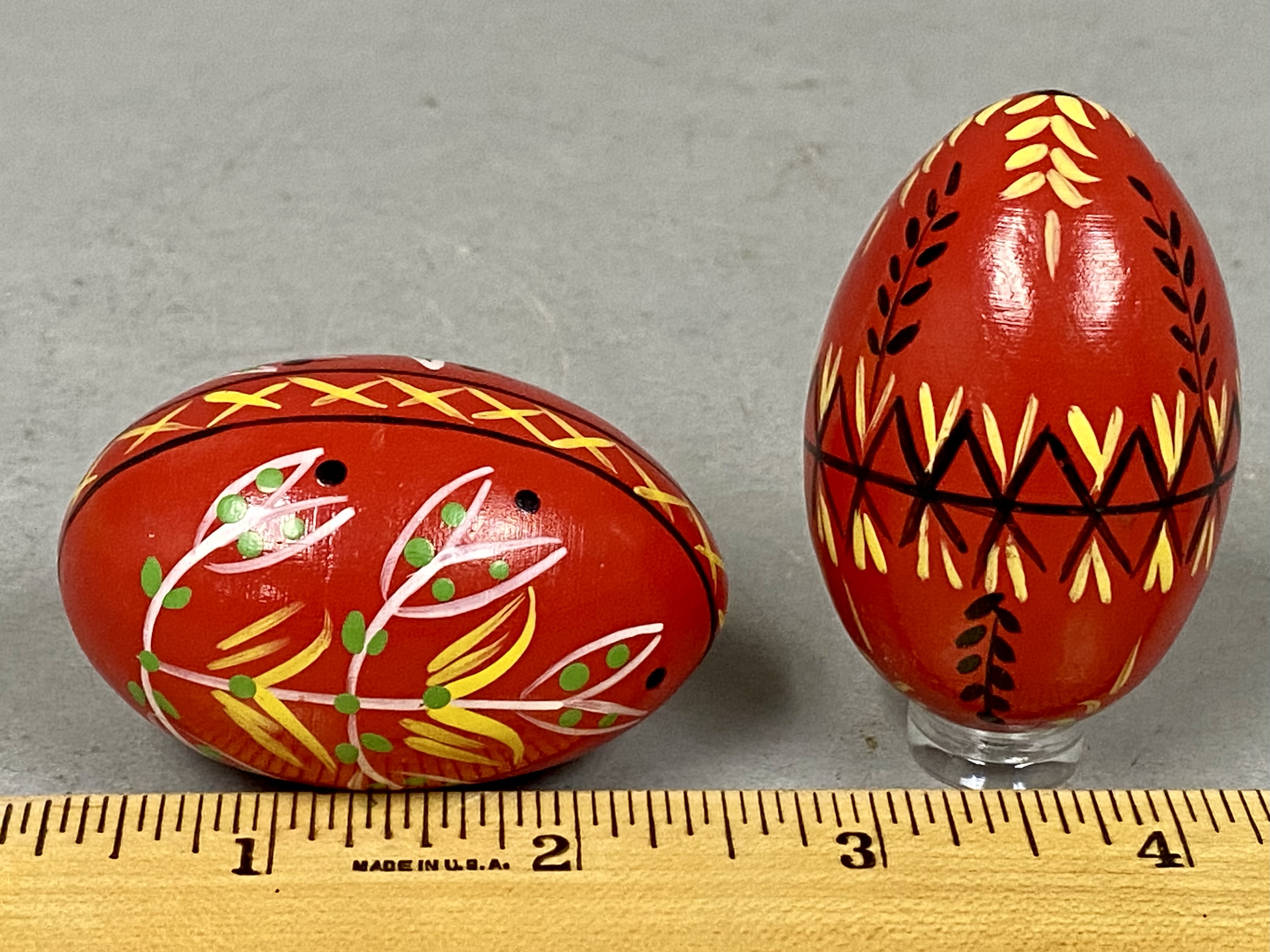 Poland Hand Painted Wooden Easter Eggs