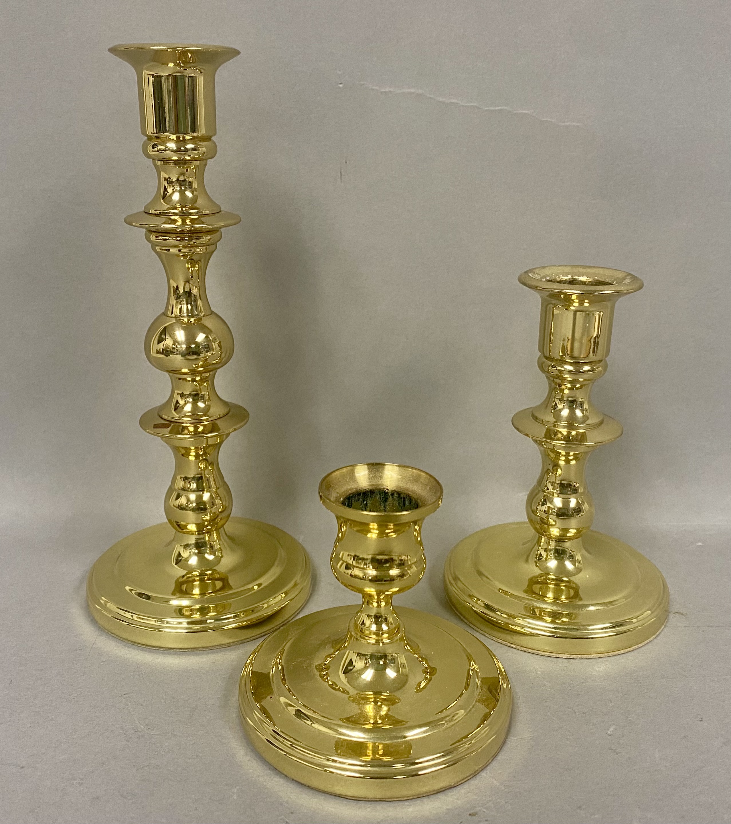 Baldwin Brass Graduated Candlesticks