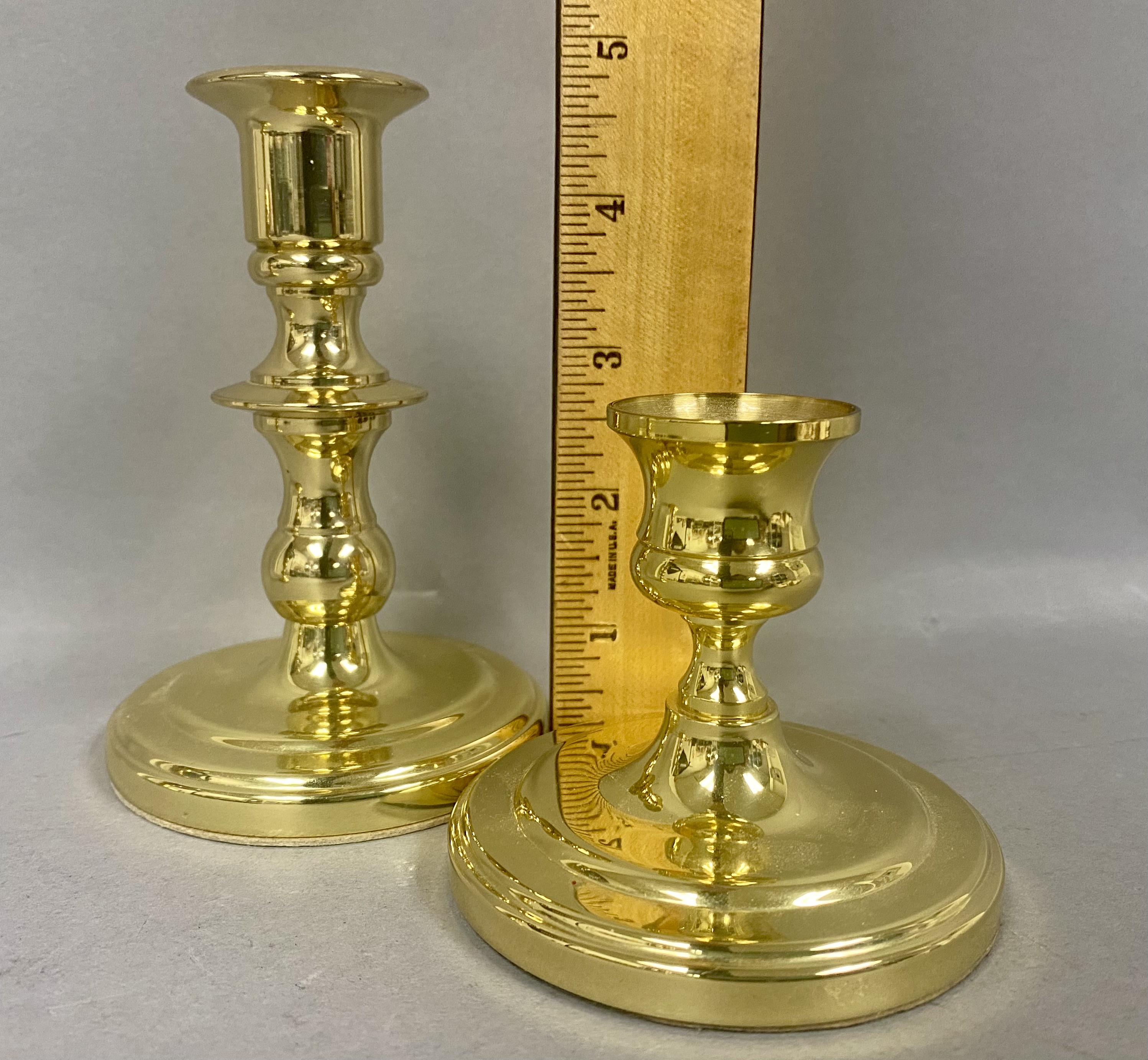Baldwin Brass Graduated Candlesticks