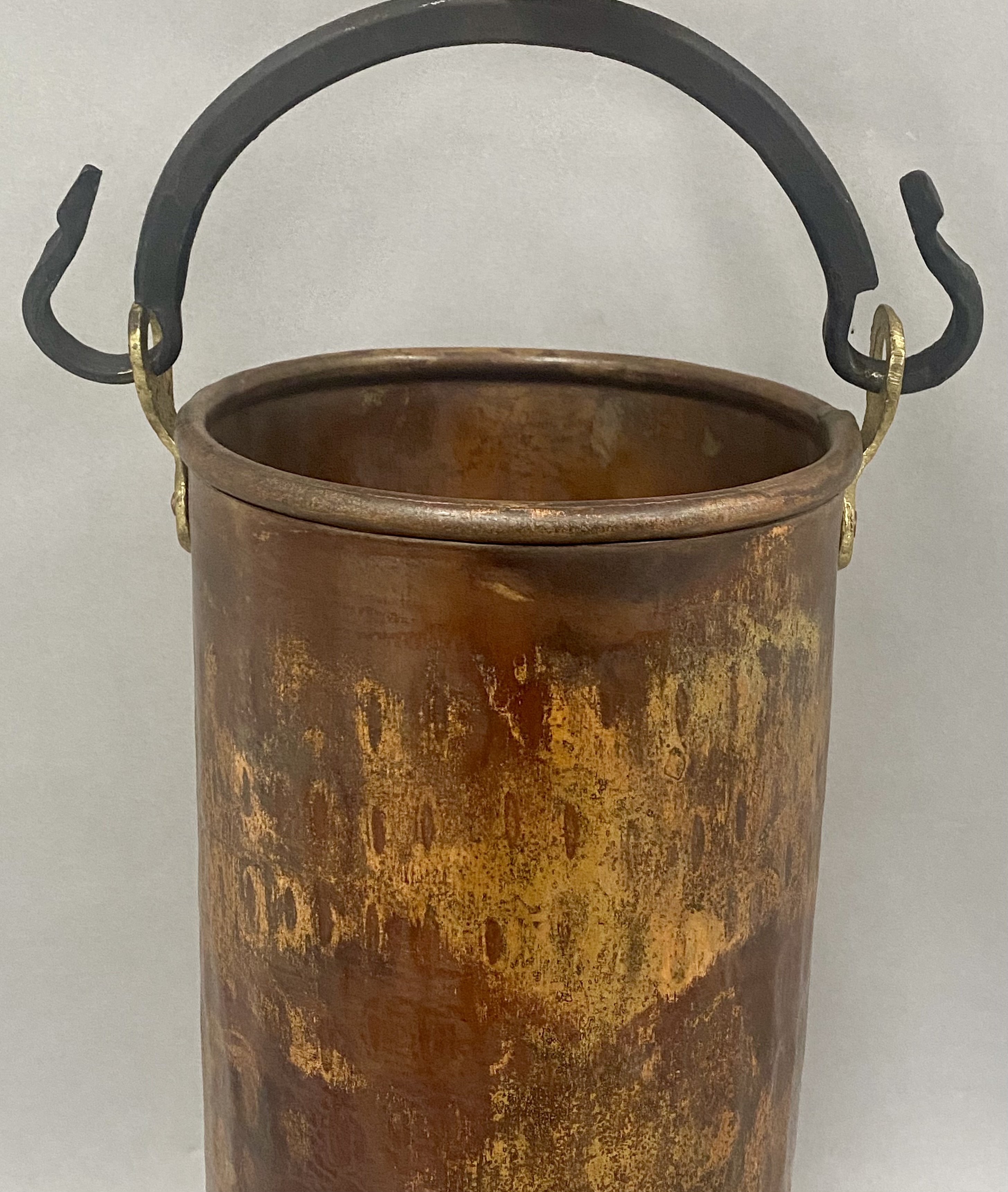 Turkish Copper & Iron Umbrella Stand