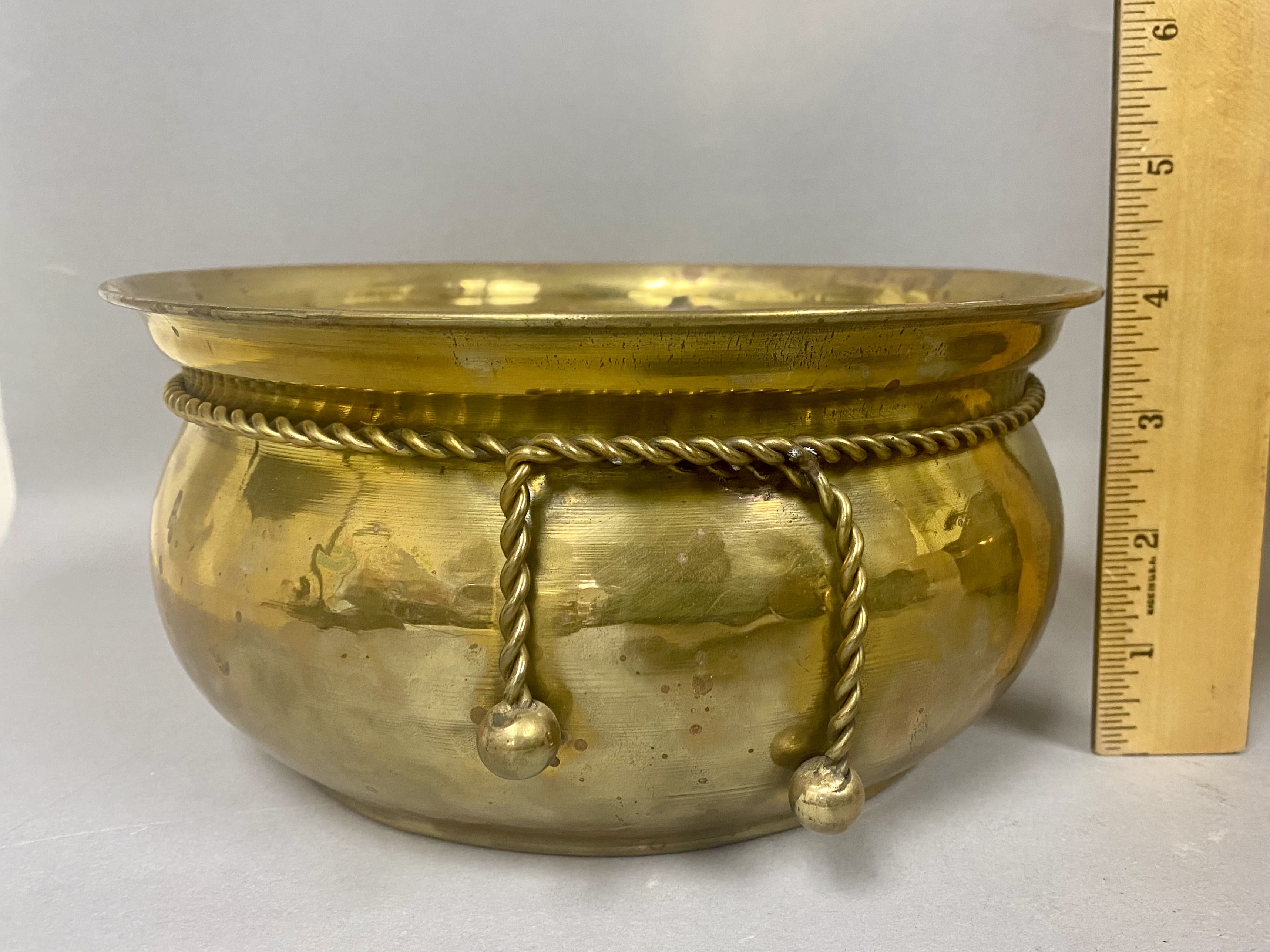 India Brass Candlesticks & Planters