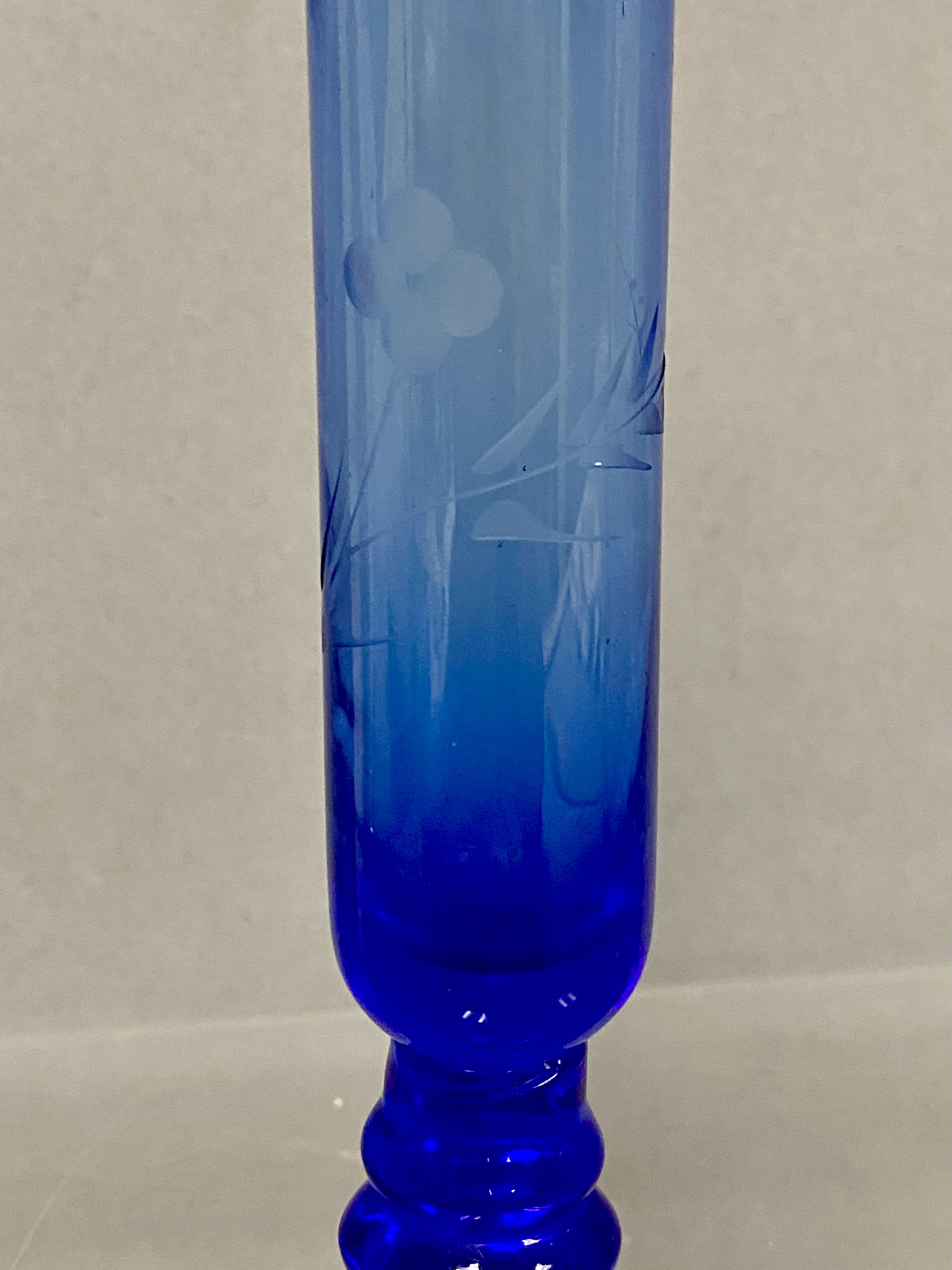 3 Blown Glass Bud Vases