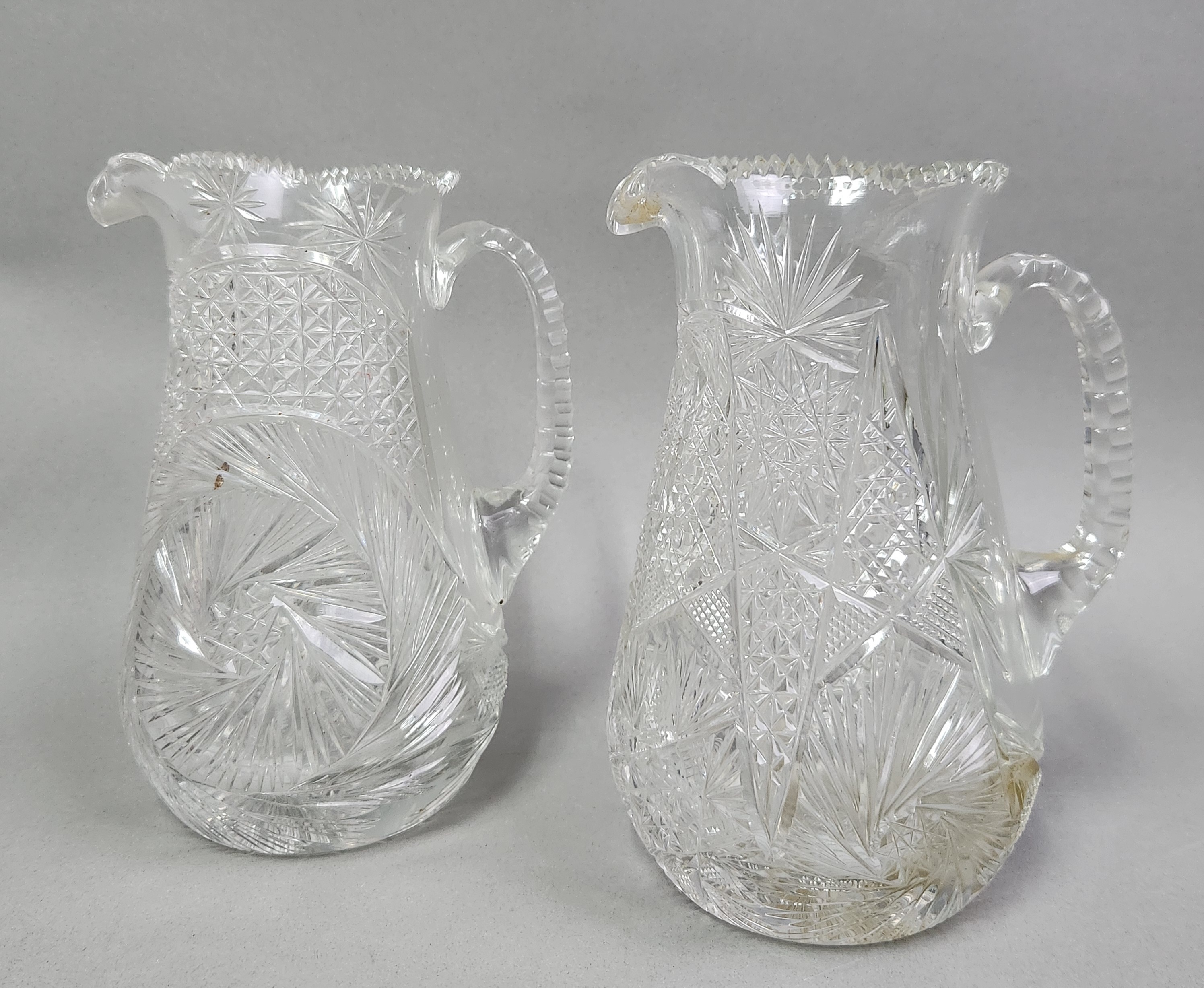 American Brilliant Cut Glass Pitchers