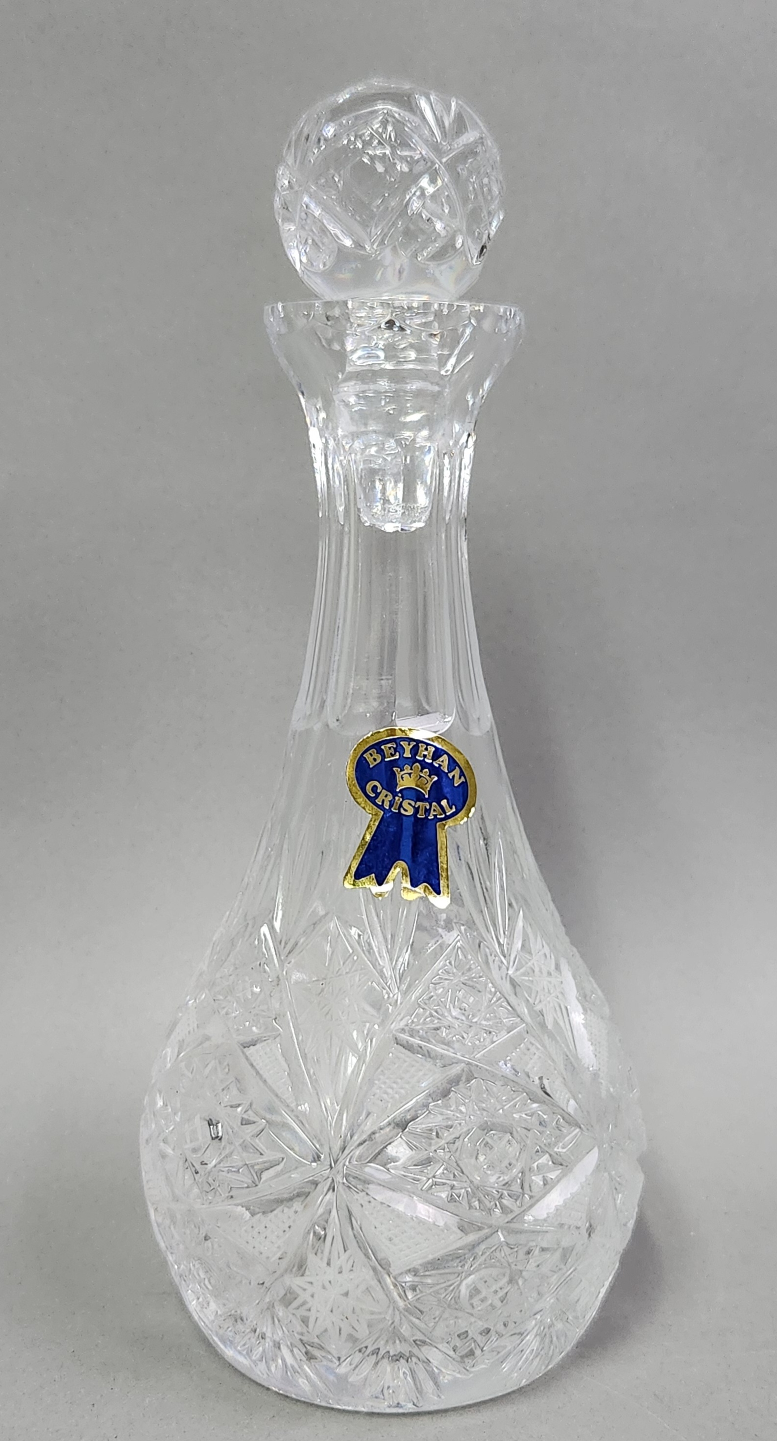 Beyhan Cristal Turkish Glass Decanter
