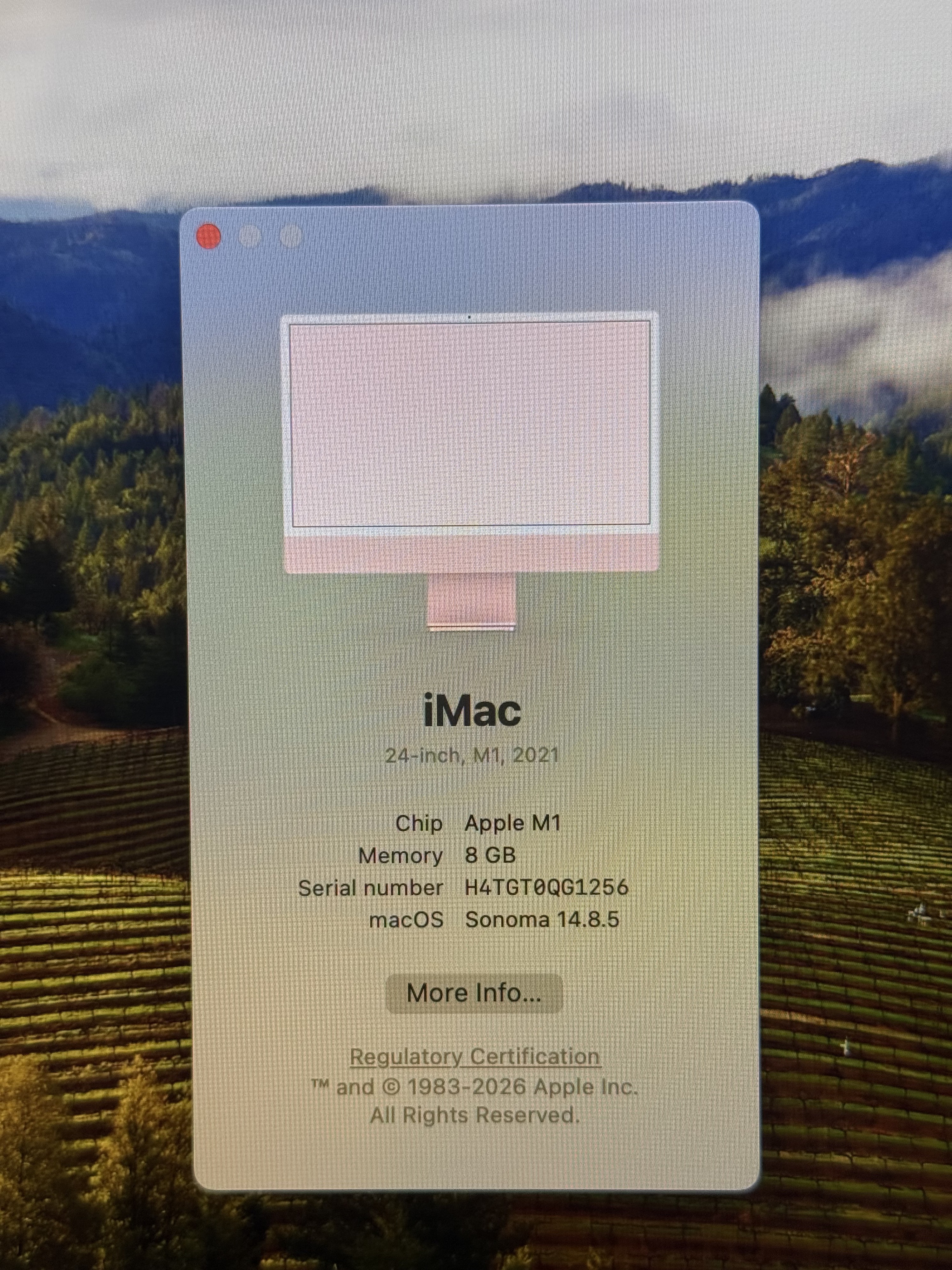 Apple Pink M1 24-inch iMac Desktop
