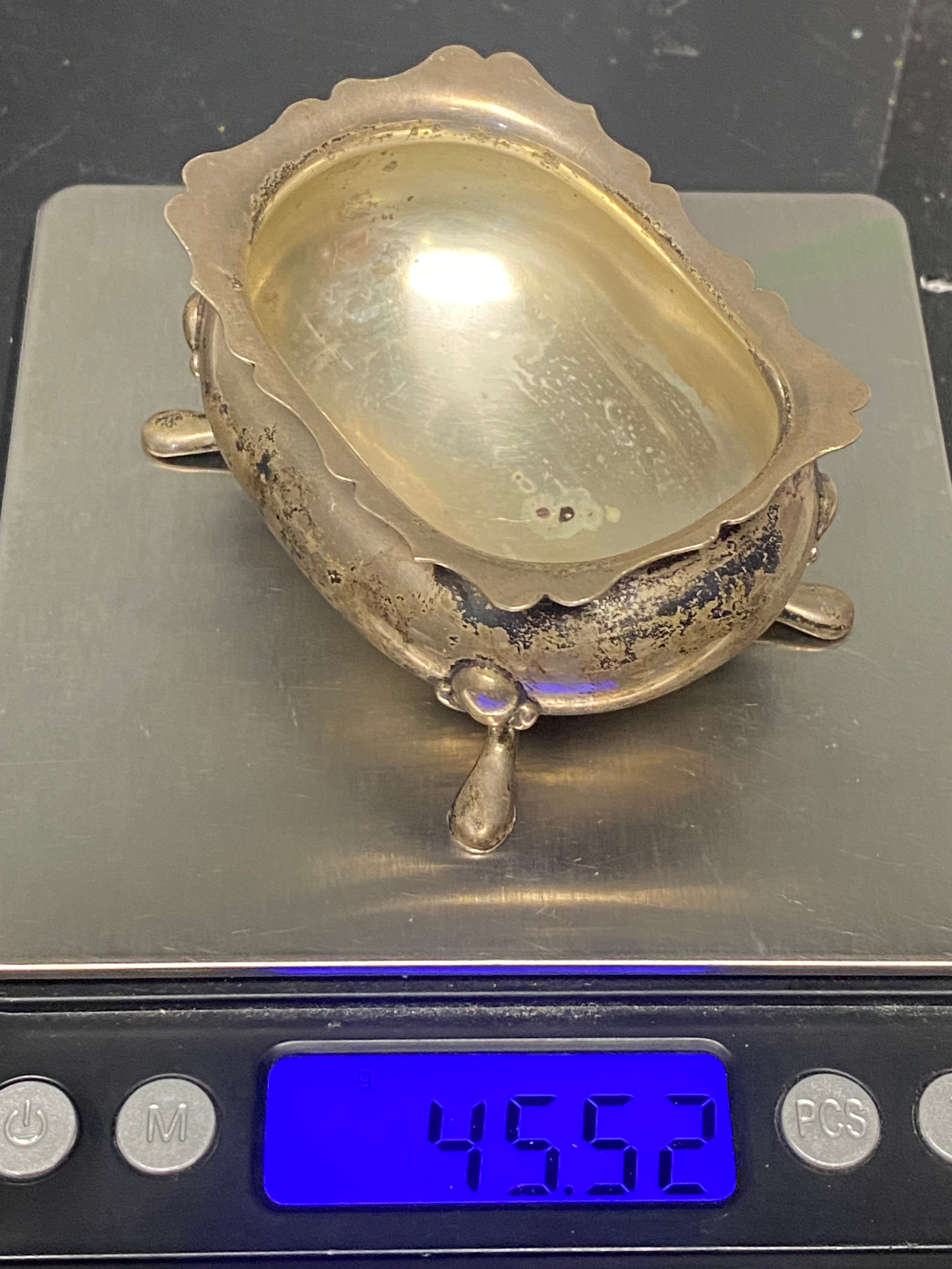 Fisher Sterling Footed Salt Cellar 45.52 Grams