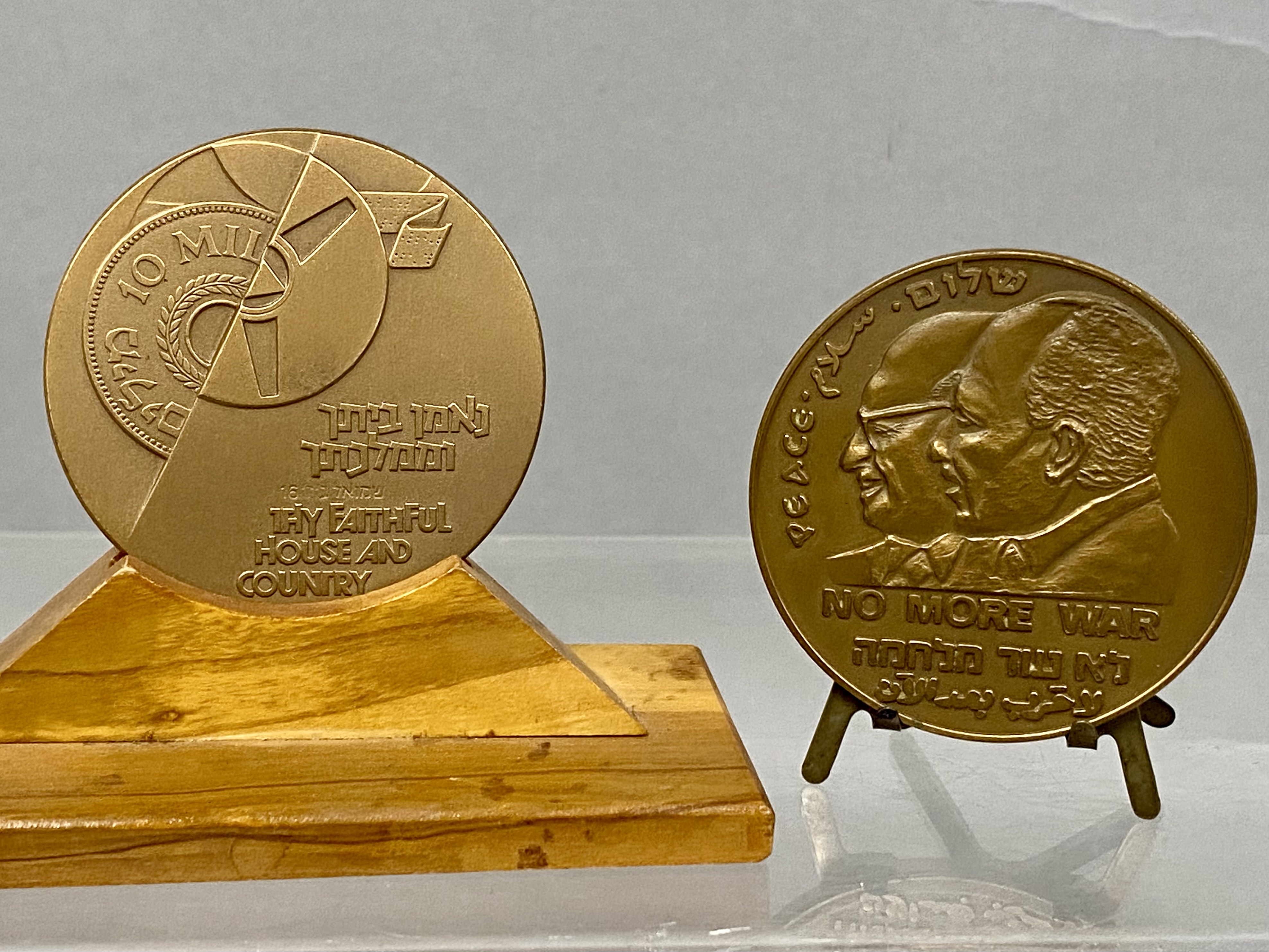 Israeli Bronze & Silver-Tone Commemorative Medal Collection